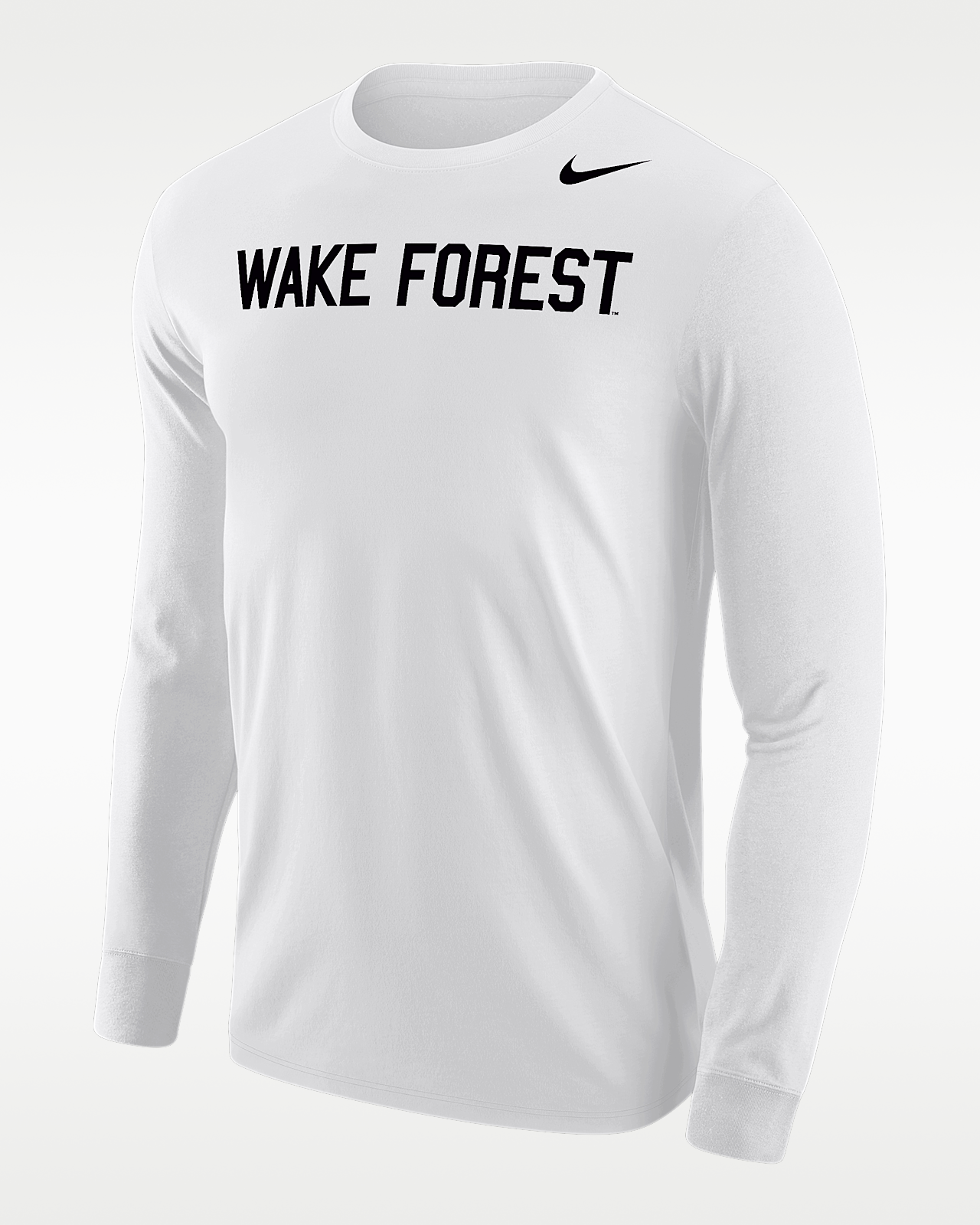 Мужская футболка Wake Forest Demon Deacons Nike Football Long-Sleeve для футбола