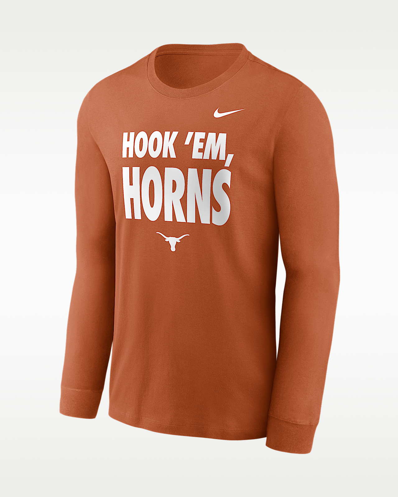 Мужская футболка Texas Sideline Slogan Nike Dri-FIT College Long-Sleeve