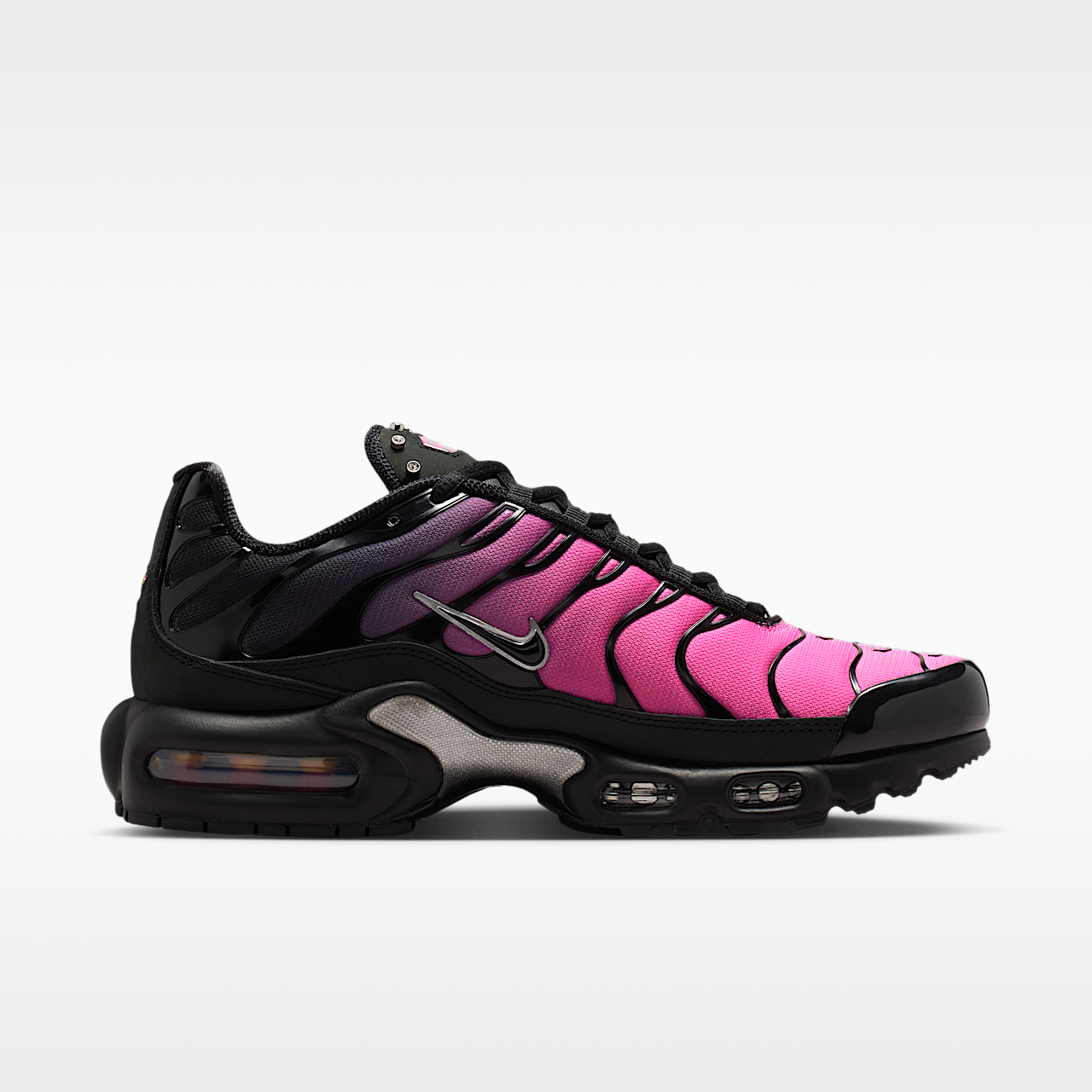 Nike Air Max Plus sneaker Zwart/Metallic Silver/Peony