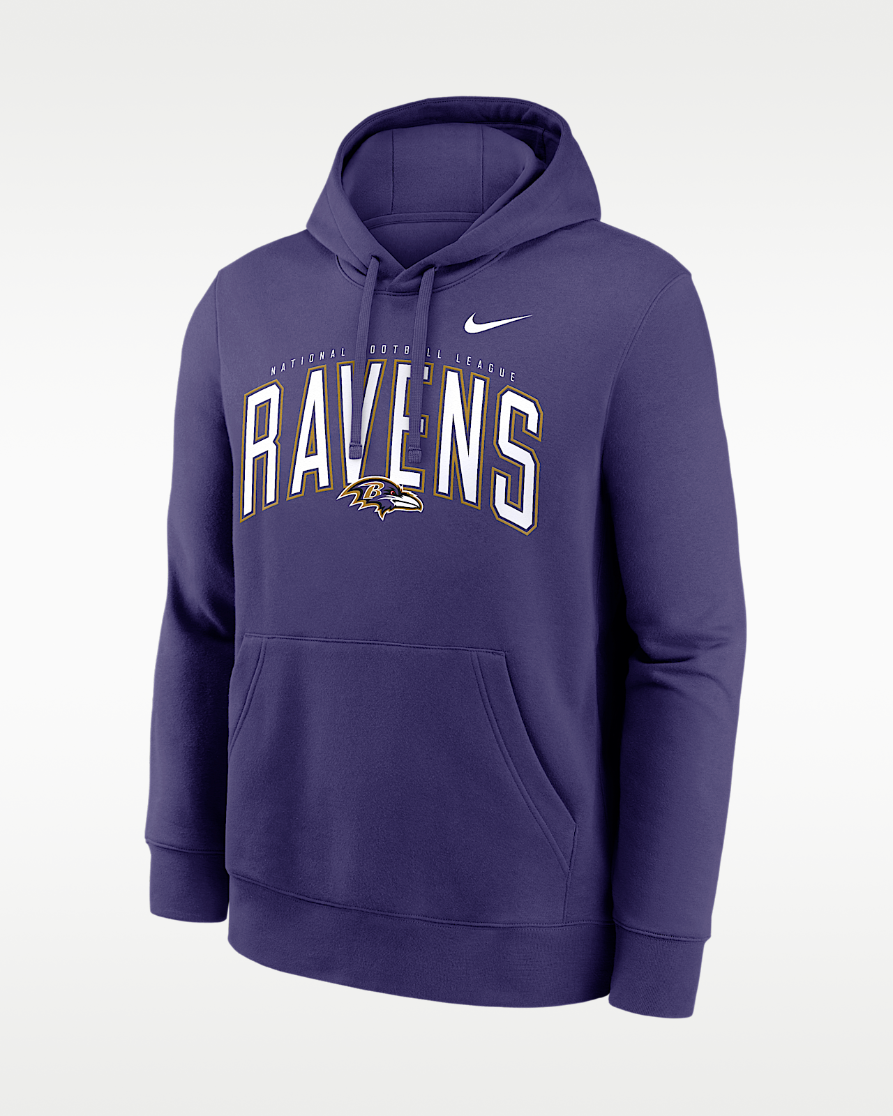 Мужское худи Baltimore Ravens Club Nike NFL Pullover Hoodie