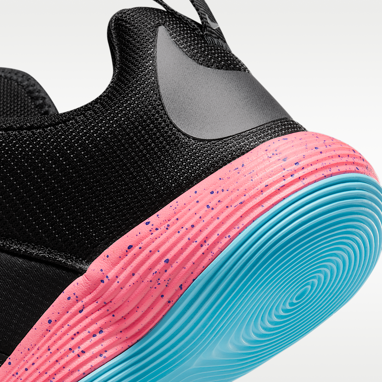 Nike  sneaker Zwart/Metallic Silver/Sunset Pulse/Metallic Dark Grey