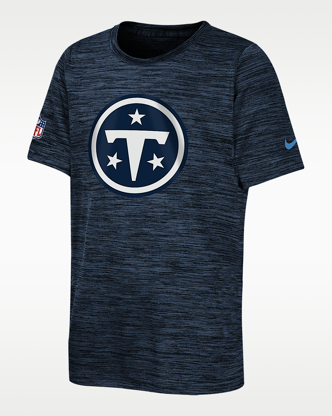 Детская футболка Tennessee Titans Rivalries Collection Sideline Velocity Big Kids' Nike Dri-FIT NFL