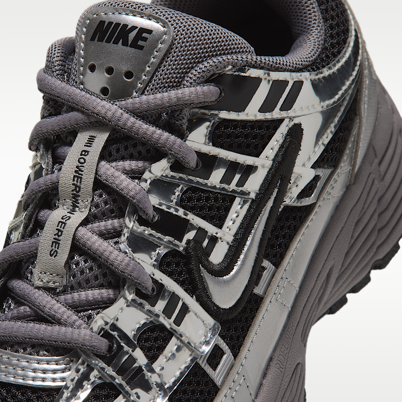 Nike P-6000 sneaker Zwart/Pencil Point/Dark Grey/Metallic Silver