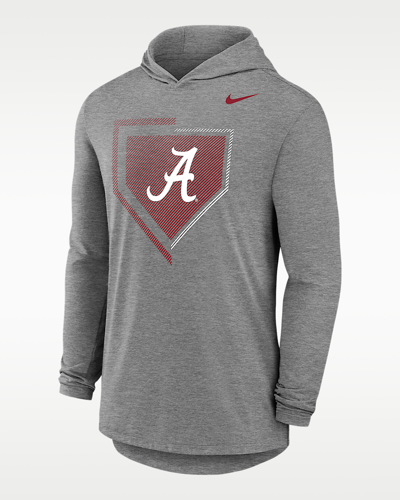 Мужская футболка Nike College (Alabama Crimson Tide) Long-Sleeve Hooded Baseball