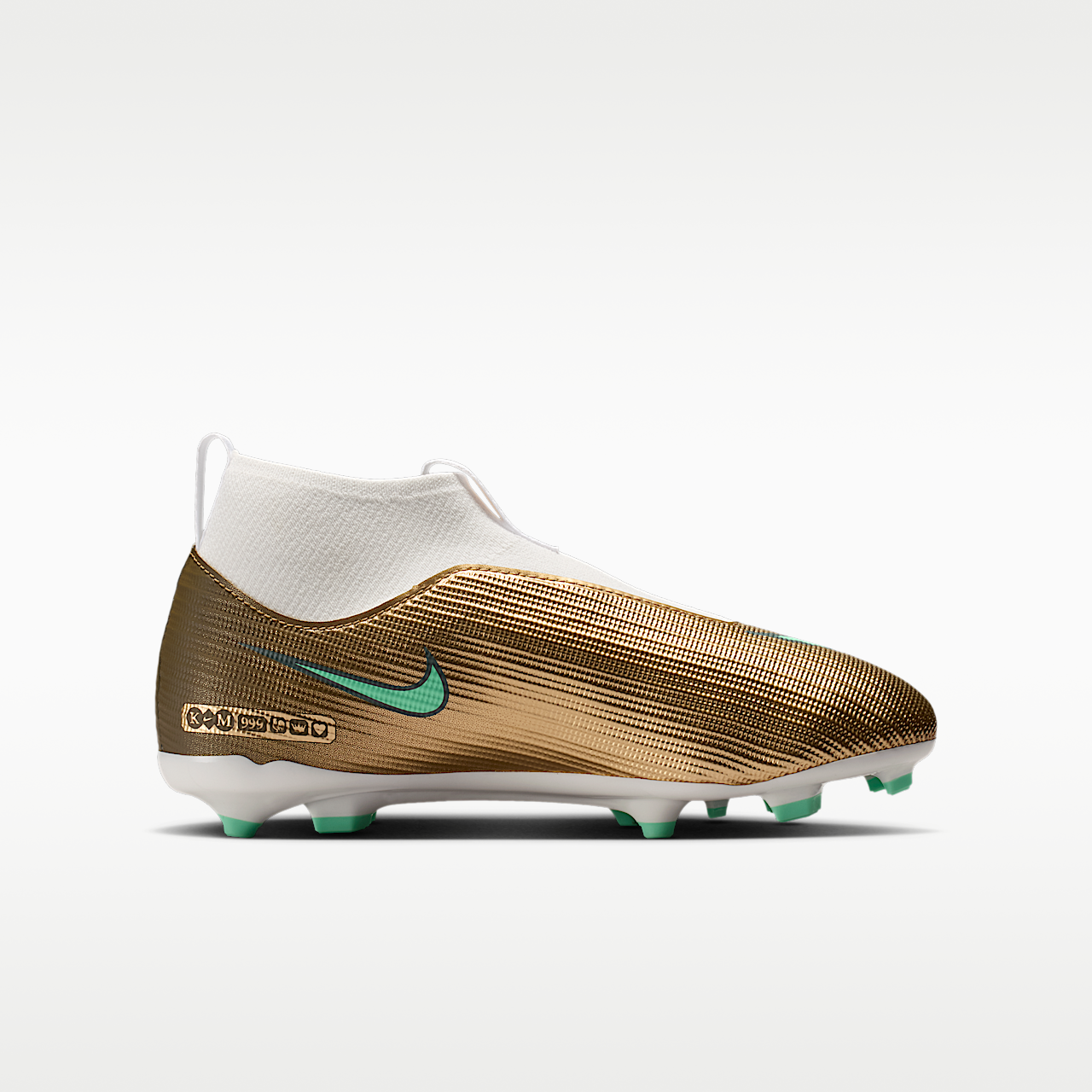 Nike  sneaker Metallic Gold/Green Glow