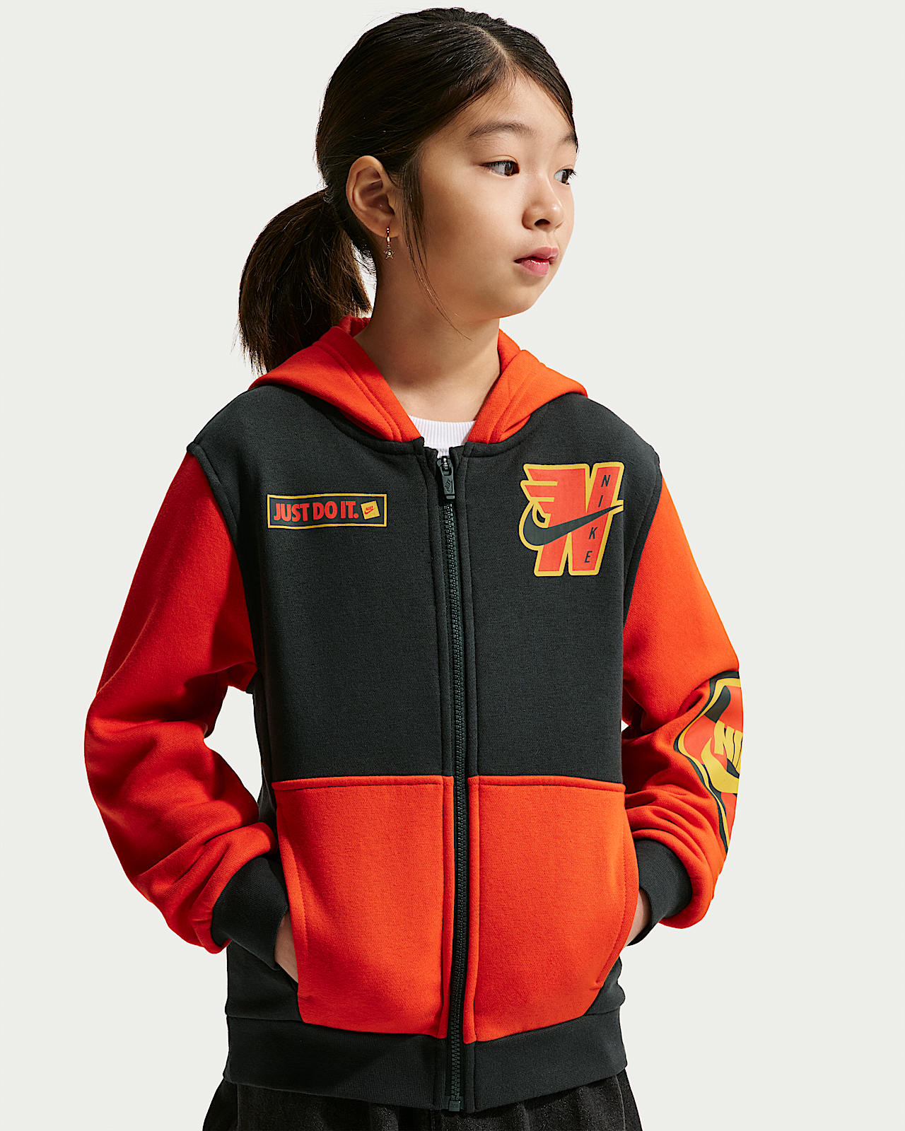 Детское худи Nike Sportswear Club Big Kids' Fleece Full-Zip Hoodie