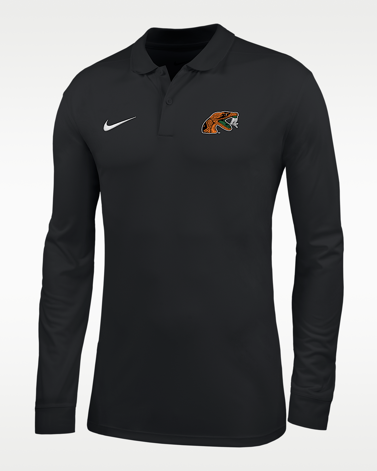 Мужские  Nike College (Florida A&M University) Dri-FIT Long-Sleeve Polo