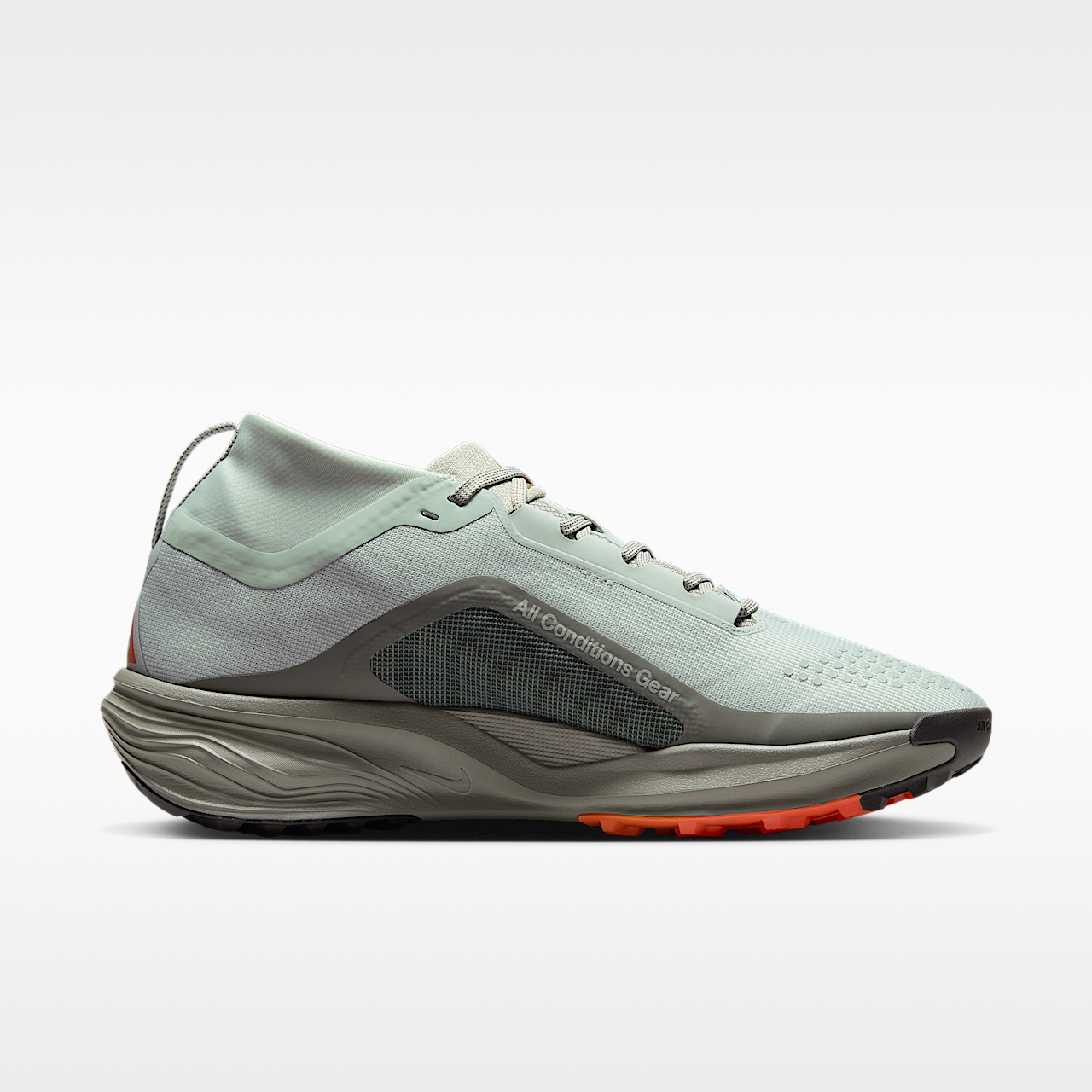 Nike ACG sneaker Light Silver/Light Army/Safety Orange/Light Silver