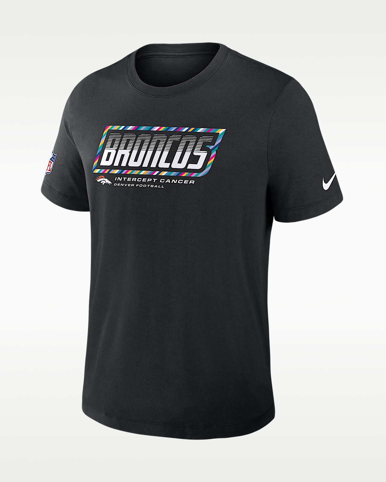 Мужская футболка Denver Broncos Crucial Catch Sideline Nike Dri-FIT NFL