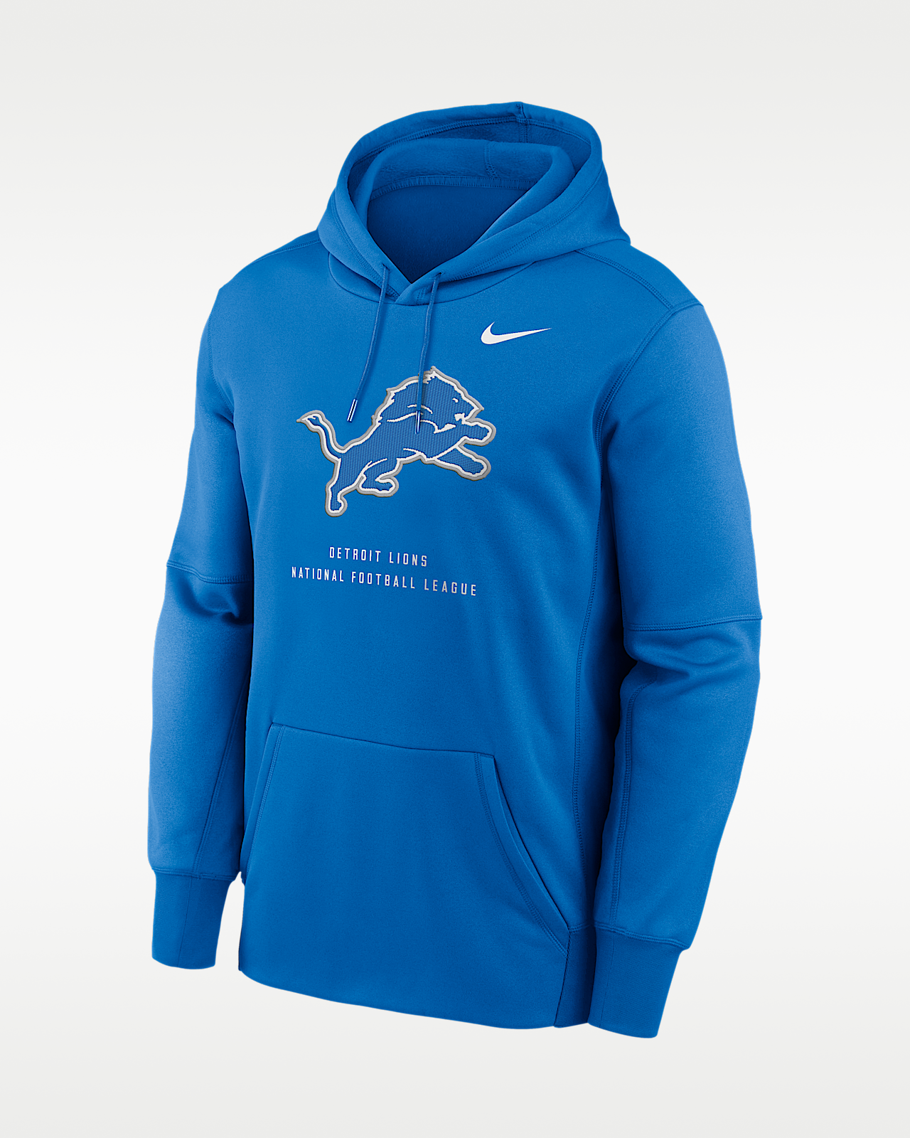 Мужское худи Detroit Lions Nike Therma NFL Pullover Hoodie