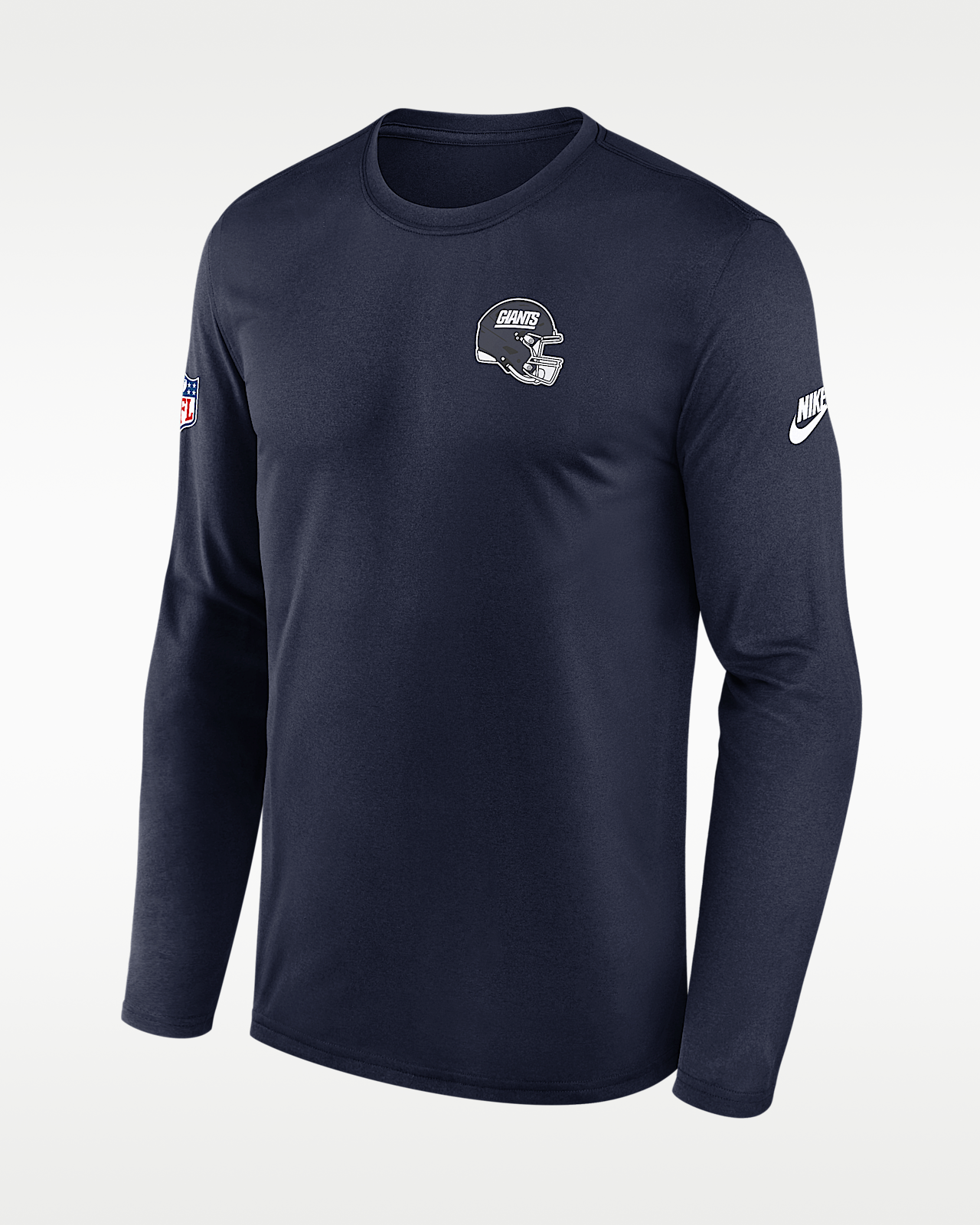 Мужская футболка New York Giants Alt Legend Small Logo Nike Dri-FIT NFL Long-Sleeve