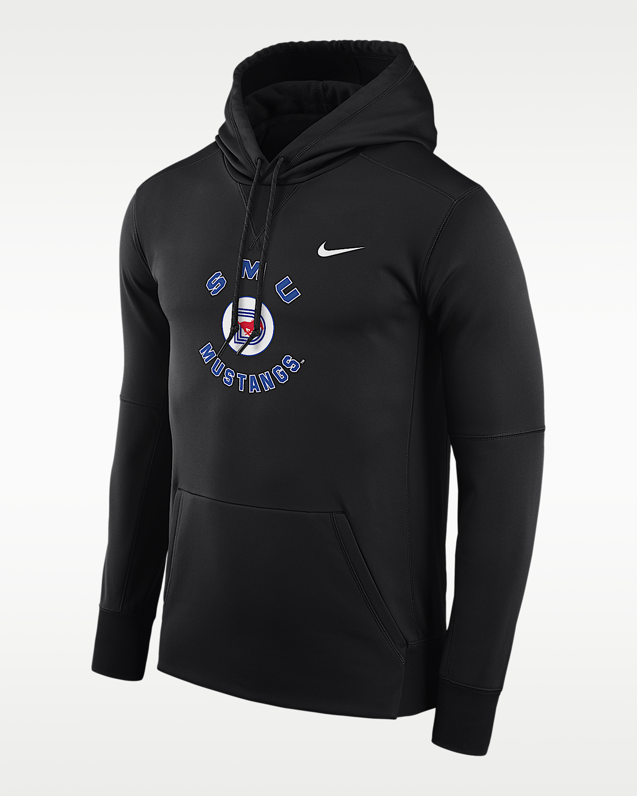 Мужское худи SMU Mustangs Nike Football Therma-FIT College Hoodie для футбола