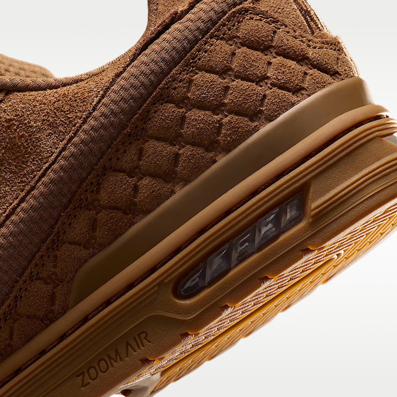Nike  sneaker Light British Tan/University Red/Zwart/Light British Tan