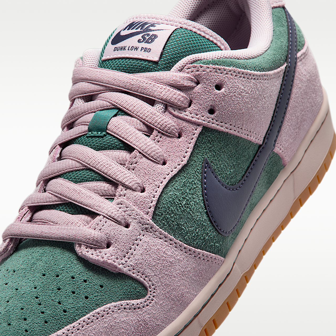 Nike Dunk Low sneaker Mineral Slate/Particle Rose/Silt Red/Dark Raisin