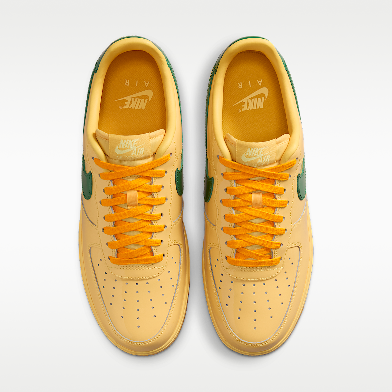 Nike Air Force 1 sneaker Topaz Gold/Light Laser Orange/Midas Gold/Pine Green