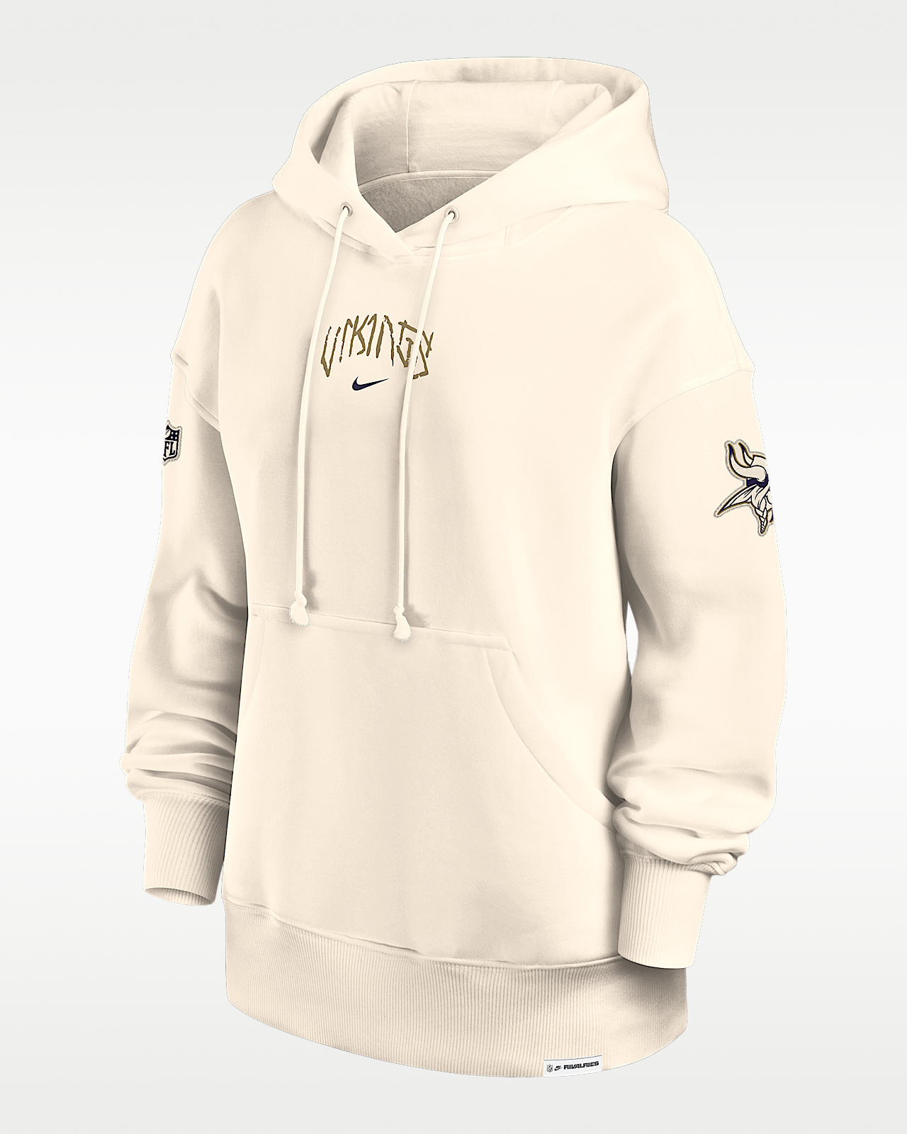 Женское худи Minnesota Vikings Rivalries Collection Phoenix Nike NFL Oversized Pullover Hoodie