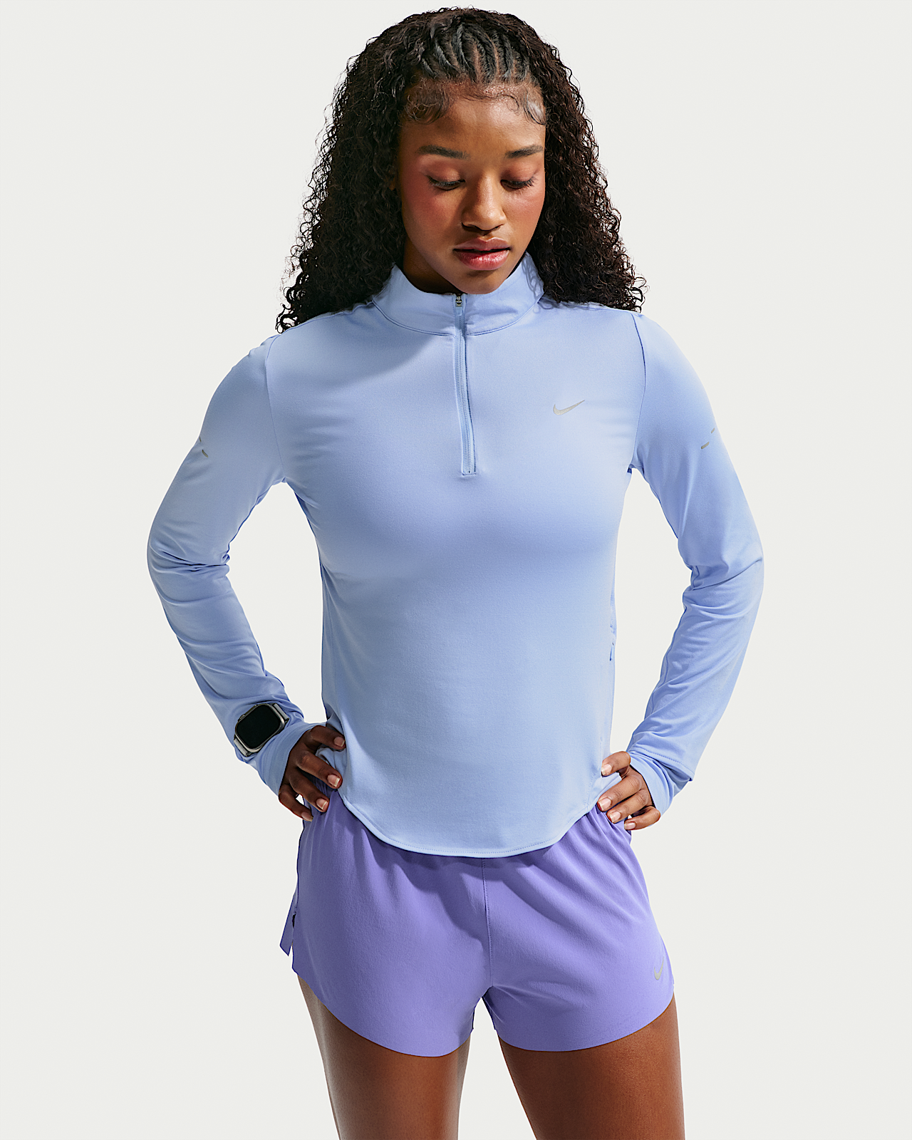 Женские  Nike Swift Dri-FIT UV 1/4-Zip Top для бега