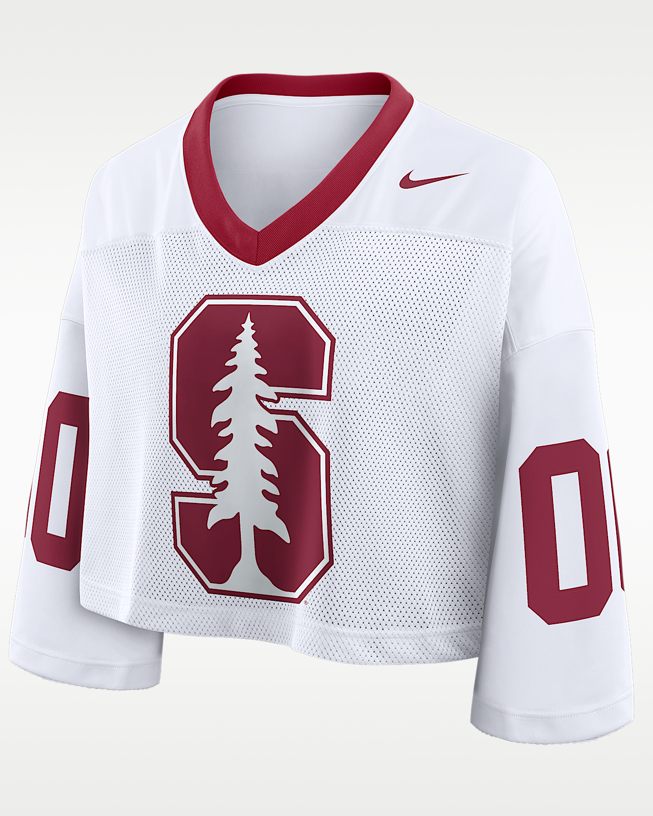 Женские джерси Stanford Logo Nike Dri-FIT College Cropped Jersey
