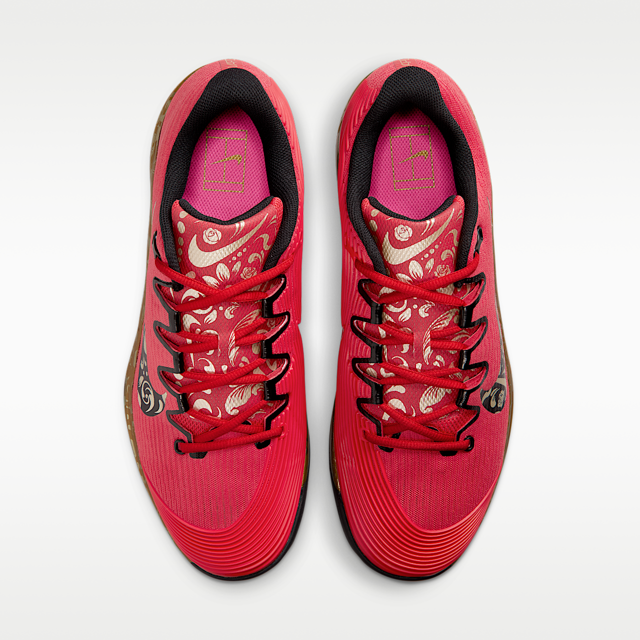 Nike  sneaker Sport Red/Metallic Gold/Zwart