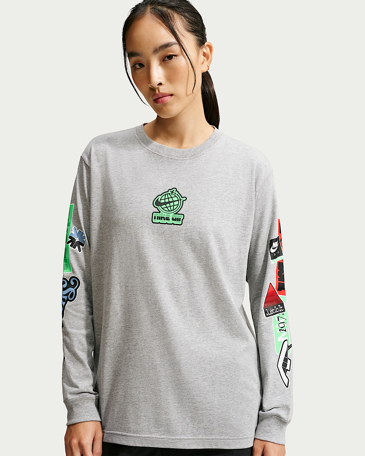Женская футболка Nike Sportswear Classic Oversized Long-Sleeve