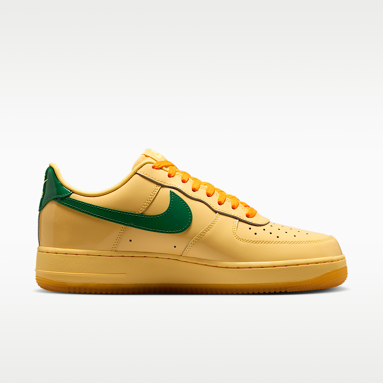 Nike Air Force 1 sneaker Topaz Gold/Light Laser Orange/Midas Gold/Pine Green