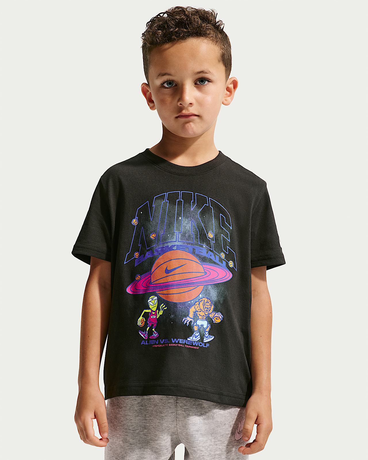 Детская футболка Nike Little Kids' Planet Bball