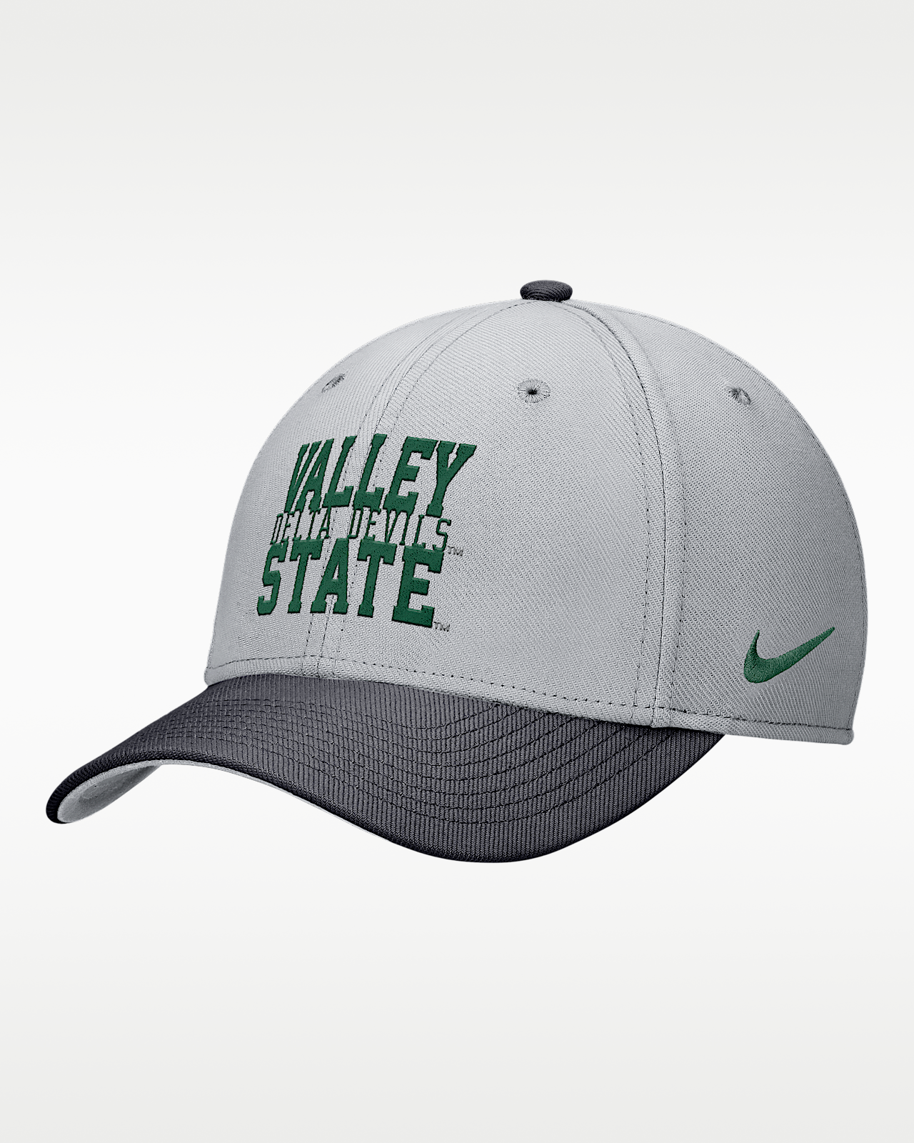 Женская кепка Mississippi Valley State Universty SwooshFlex Nike Dri-FIT College Cap
