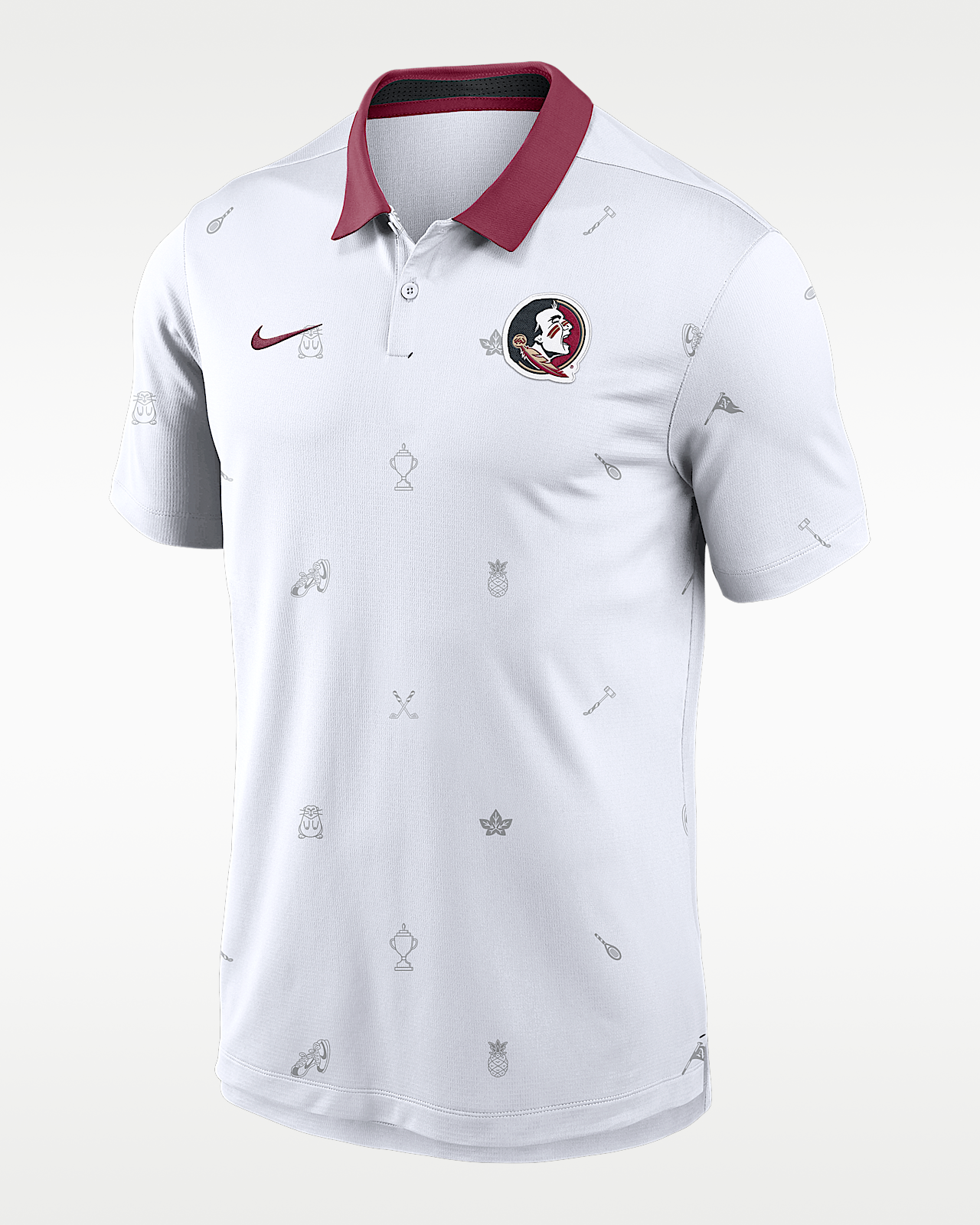 Мужские  Florida State Vapor Pattern Nike Dri-FIT College Polo