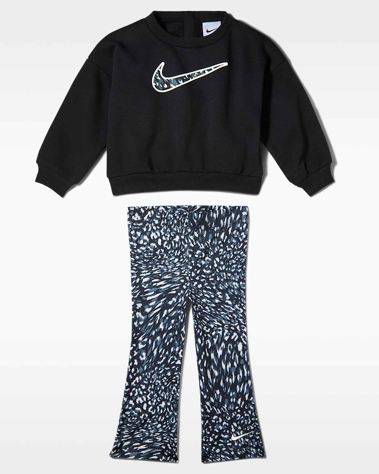 Детские тайтсы Nike Baby (12-24M) Crew and Printed Leggings Set