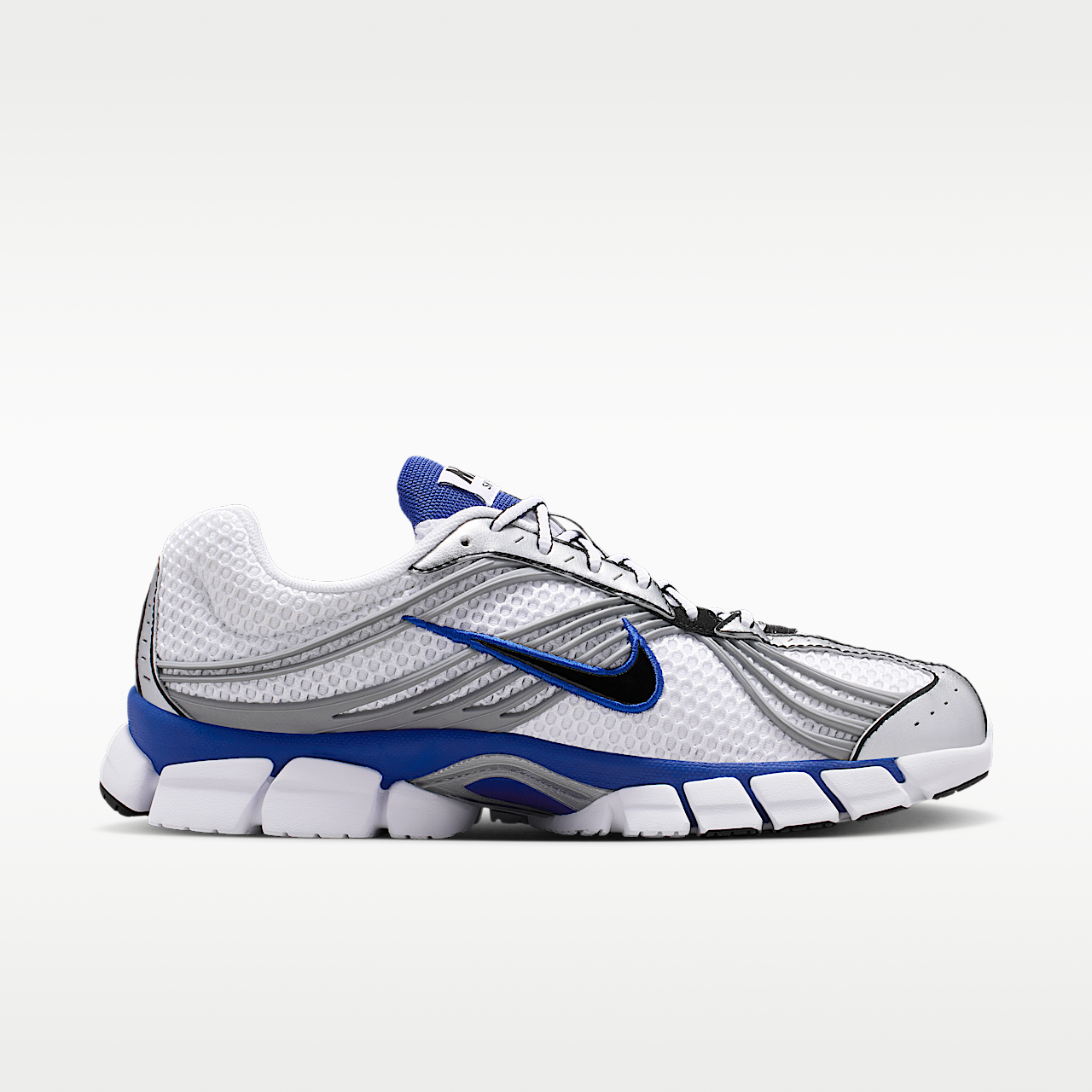 Nike  sneaker Wit/Metallic Silver/Old Royal/Zwart