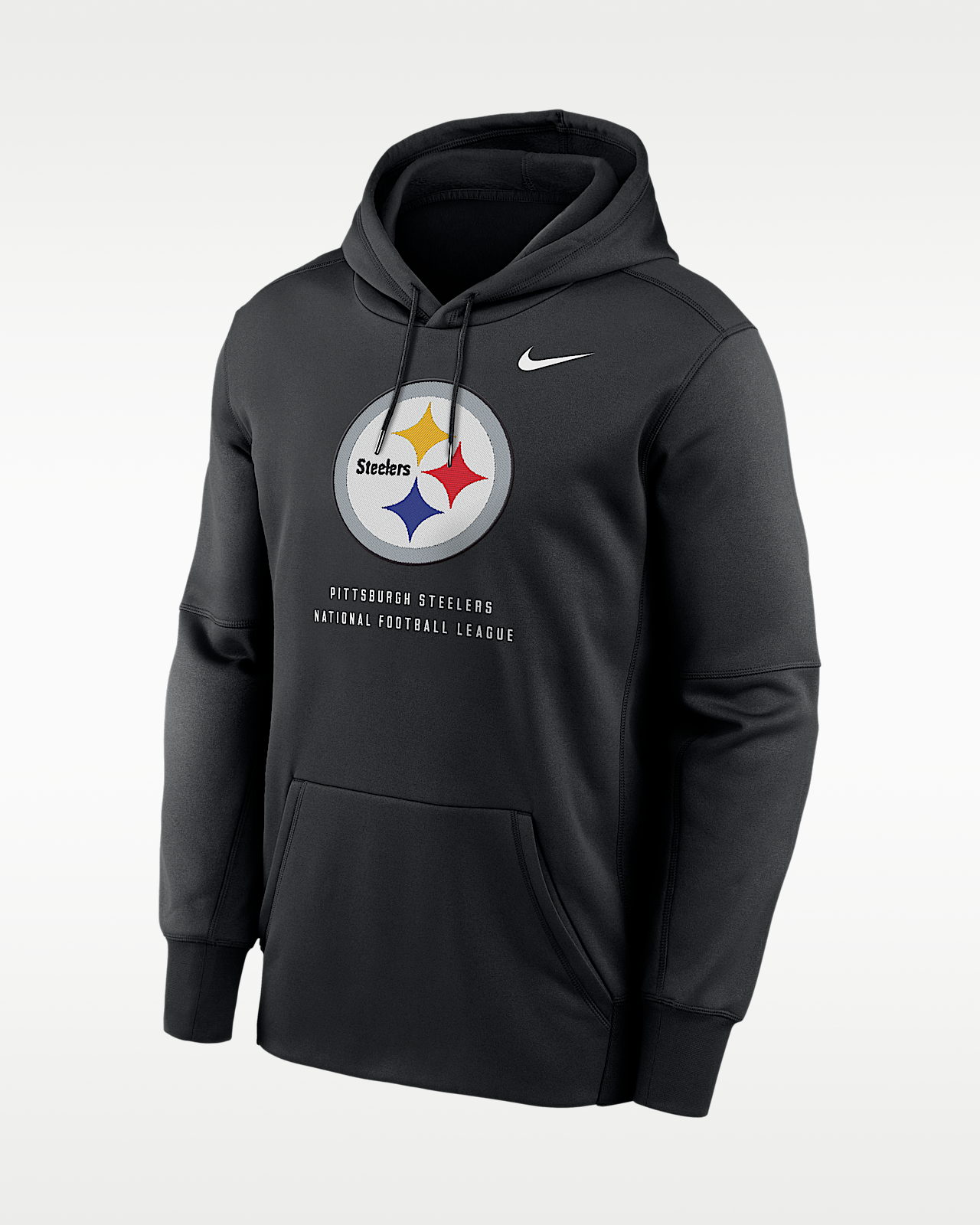 Мужское худи Pittsburgh Steelers Nike Therma NFL Pullover Hoodie