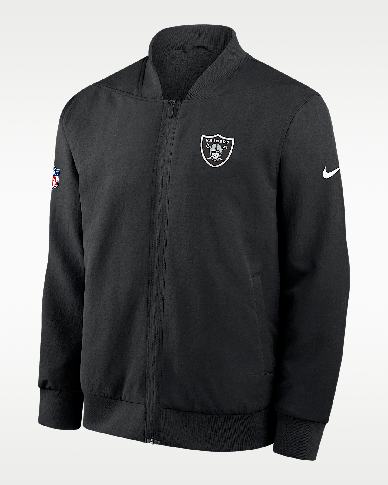 Мужская куртка Las Vegas Raiders Sideline Nike NFL Full-Zip Bomber
