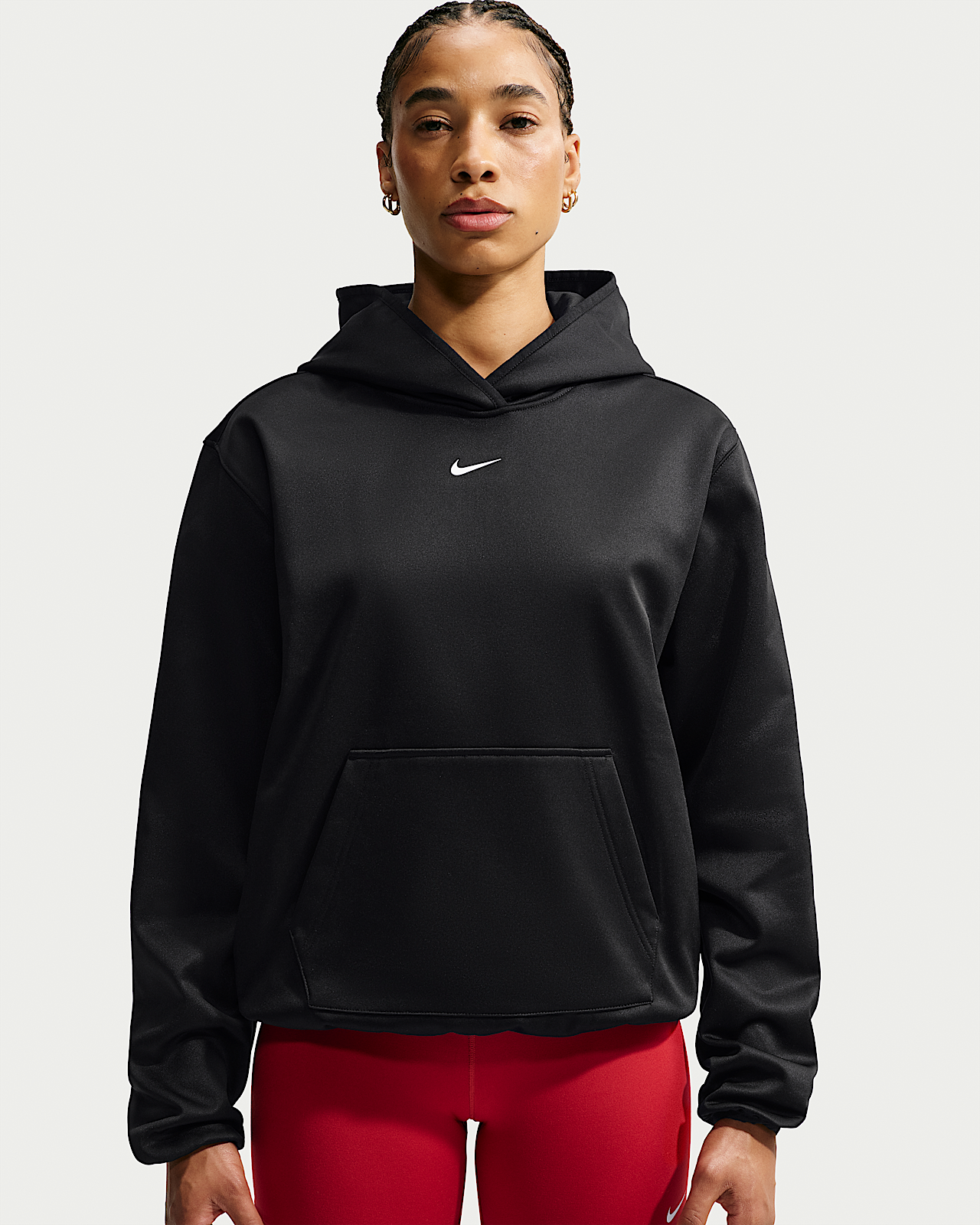Женское худи Nike Studio Fleece Sport Therma-FIT Pullover Hoodie