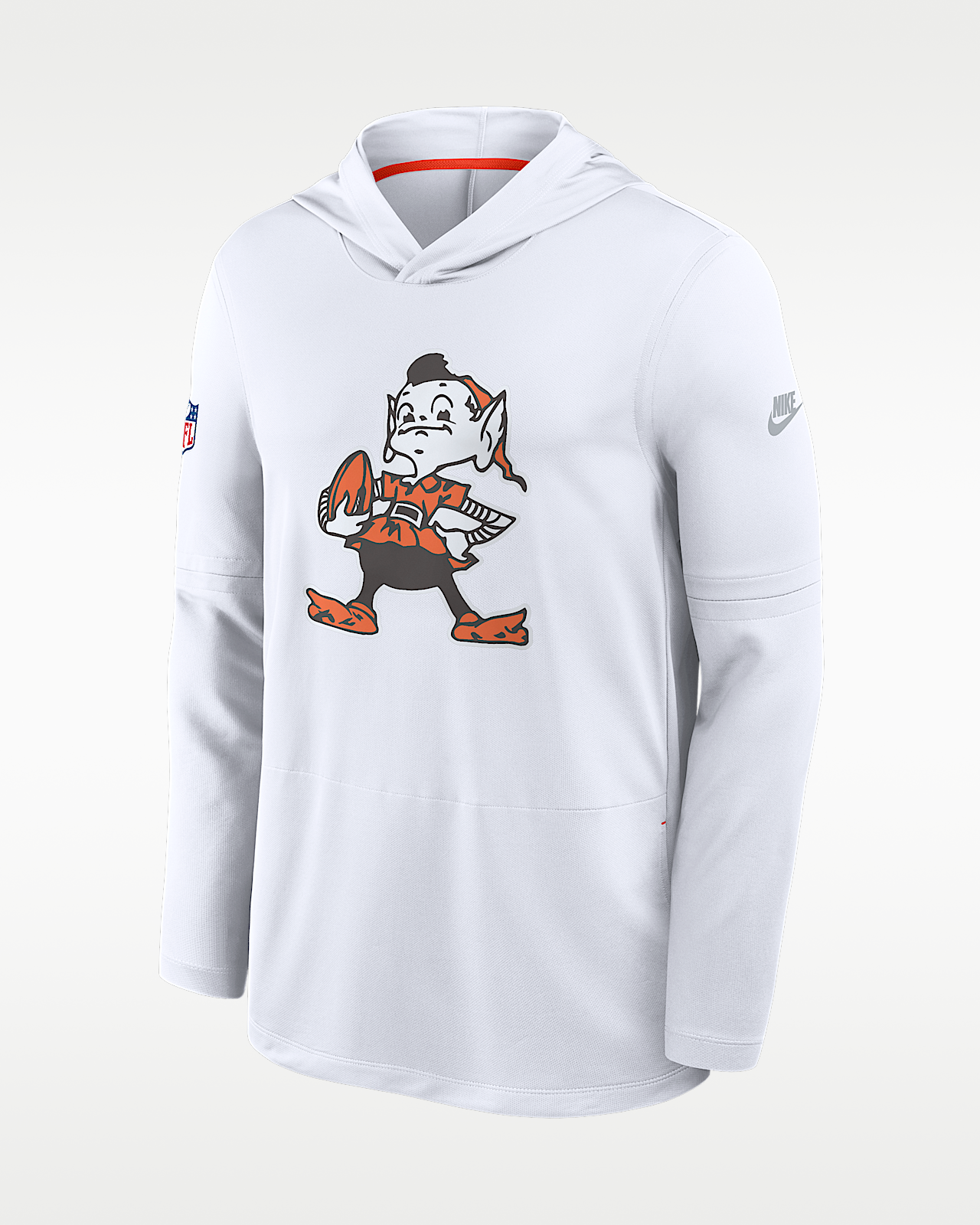 Мужские  Cleveland Browns Alt Nike Dri-FIT NFL Long-Sleeve Hooded Top