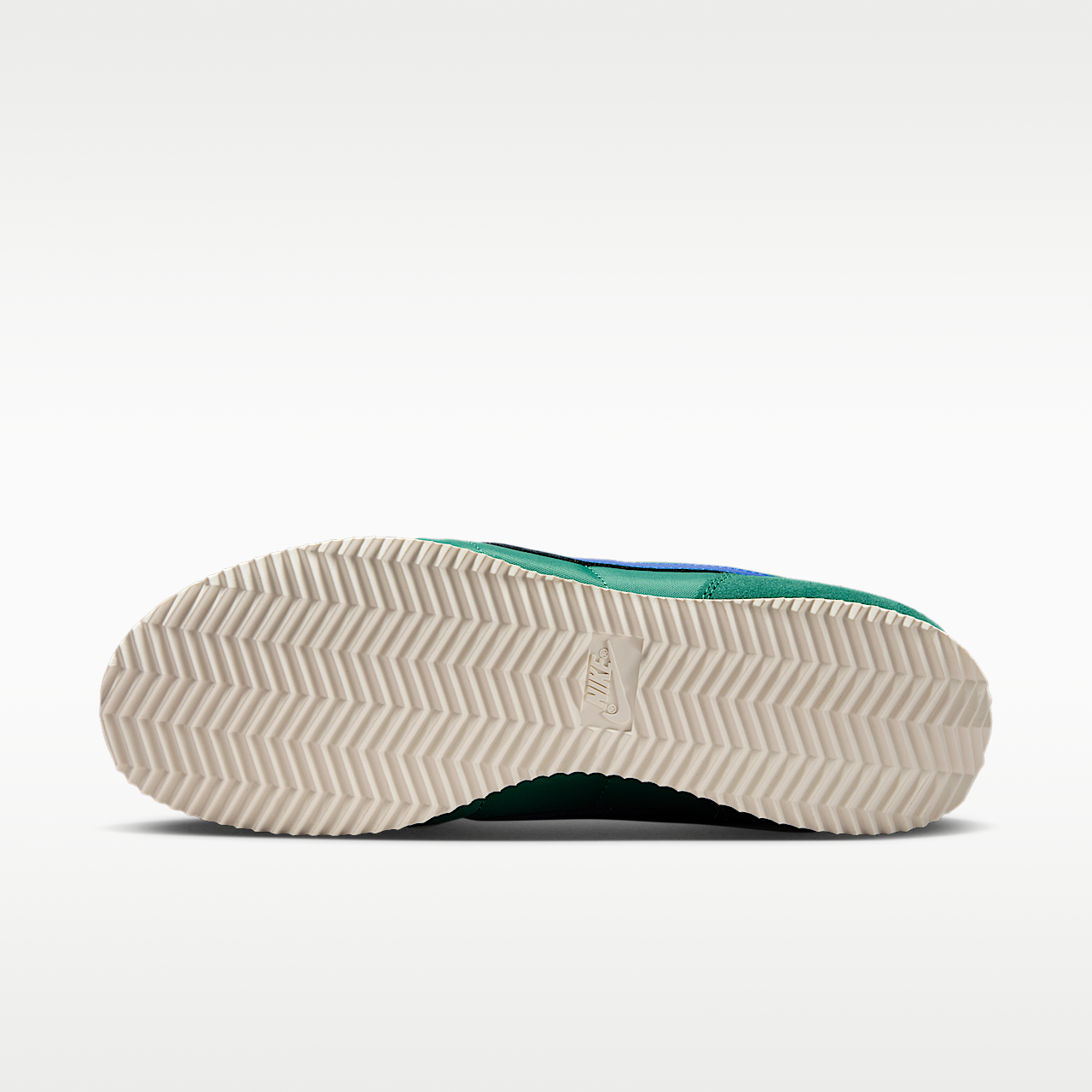 Nike Cortez sneaker Evergreen Aura/Sail/Wit/Hyper Royal