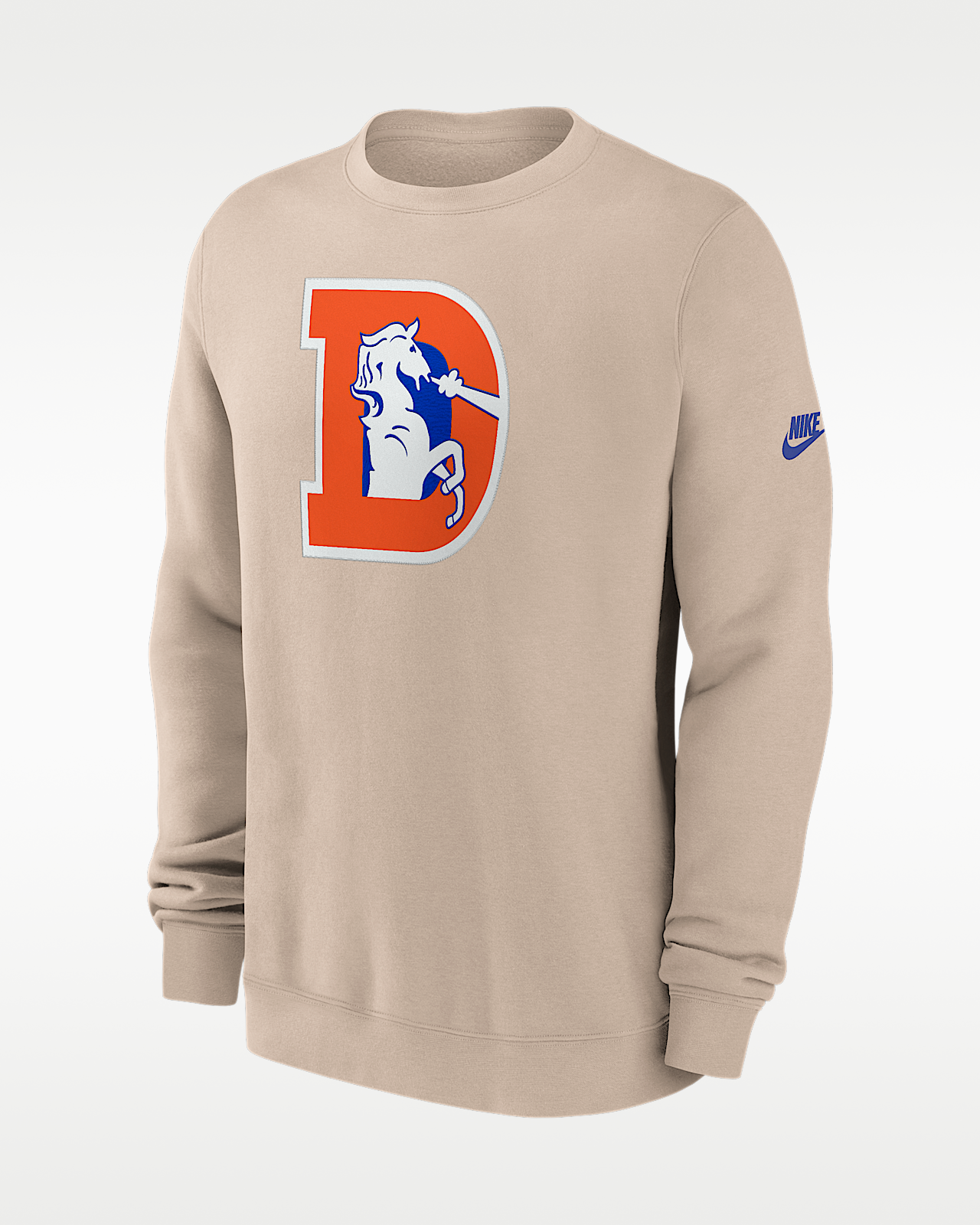 Мужские  Denver Broncos Rewind Club Nike NFL Pullover Crew