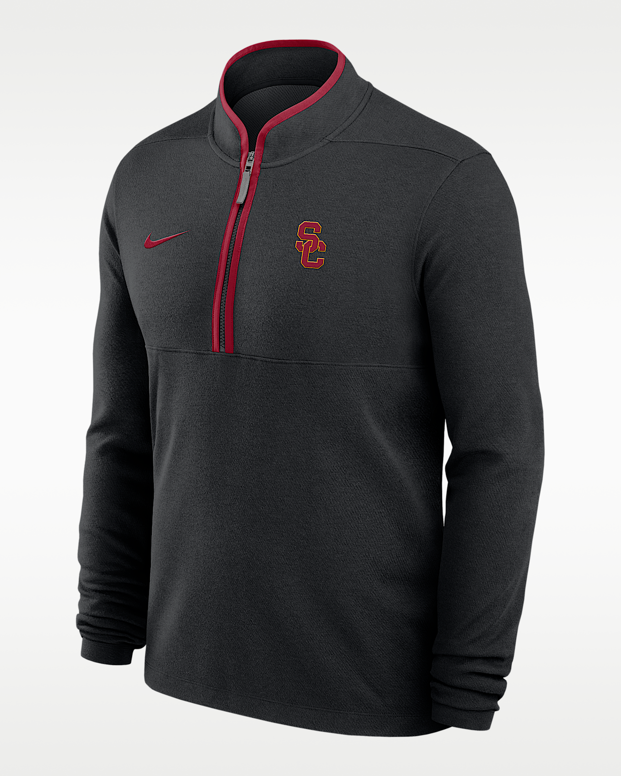 Мужские  USC Victory Nike Dri-FIT College 1/2-Zip Long-Sleeve Top
