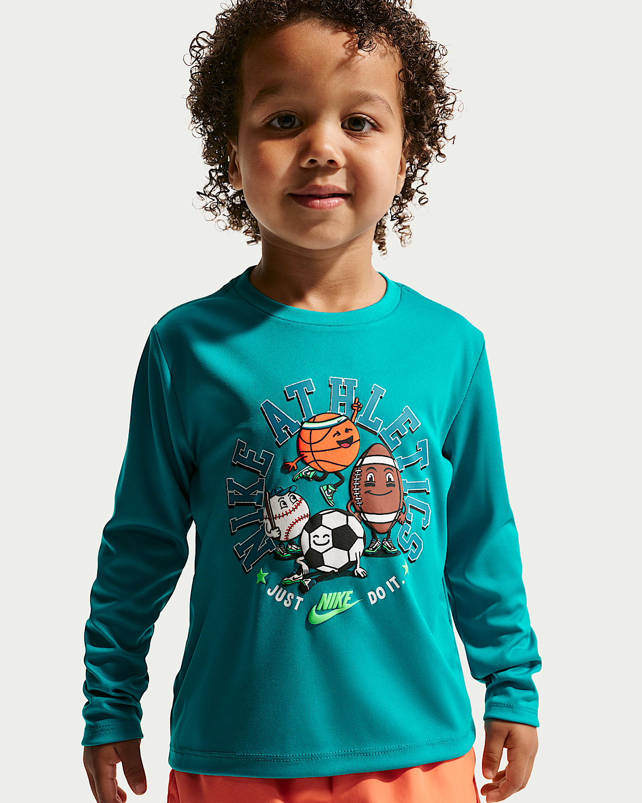 Детская футболка Nike Toddler Dri-FIT Graphic Long-Sleeve