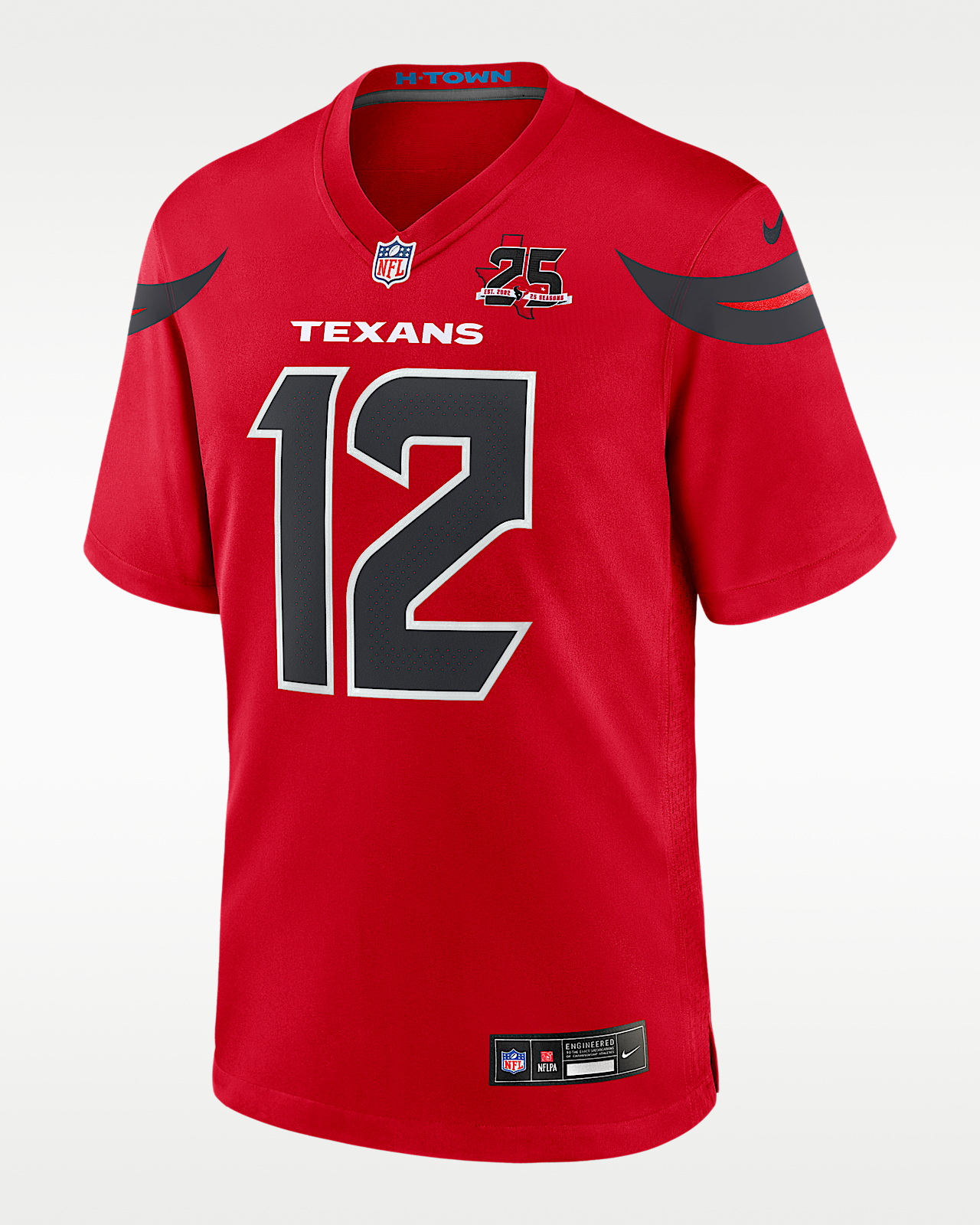 Мужские джерси Nico Collins Houston Texans 25th Season Nike NFL Game Jersey