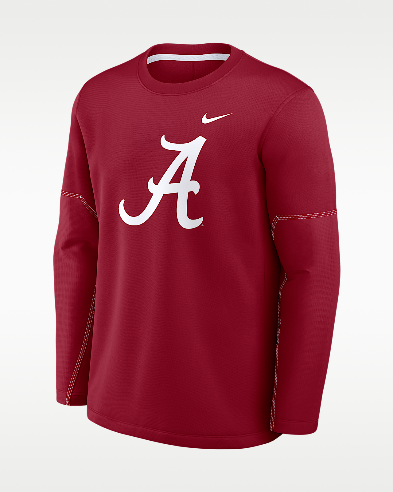 Мужская футболка Alabama Sideline Coaches Nike Therma-FIT College Long-Sleeve