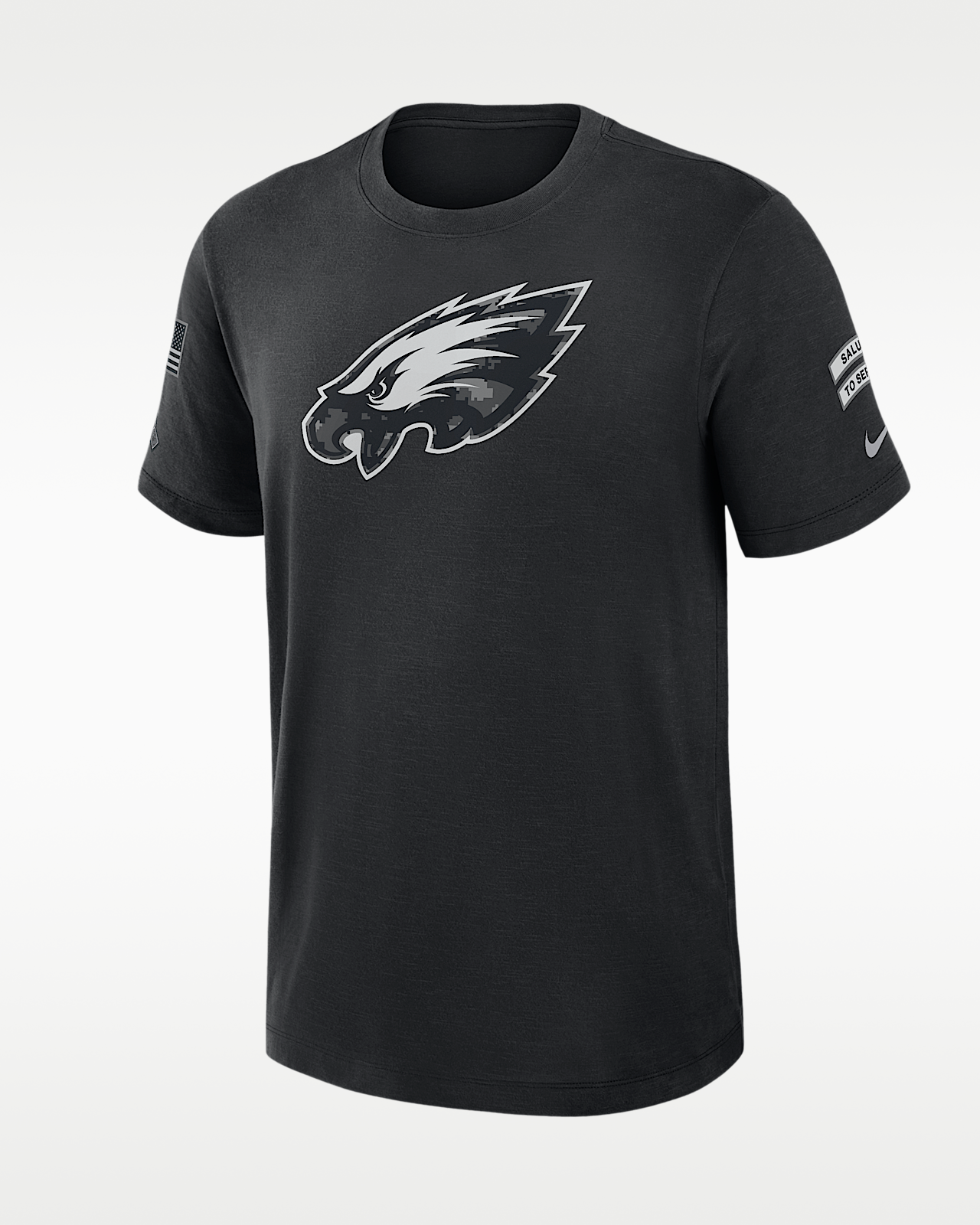 Мужская футболка Philadelphia Eagles Salute to Service Slub Nike Dri-FIT NFL