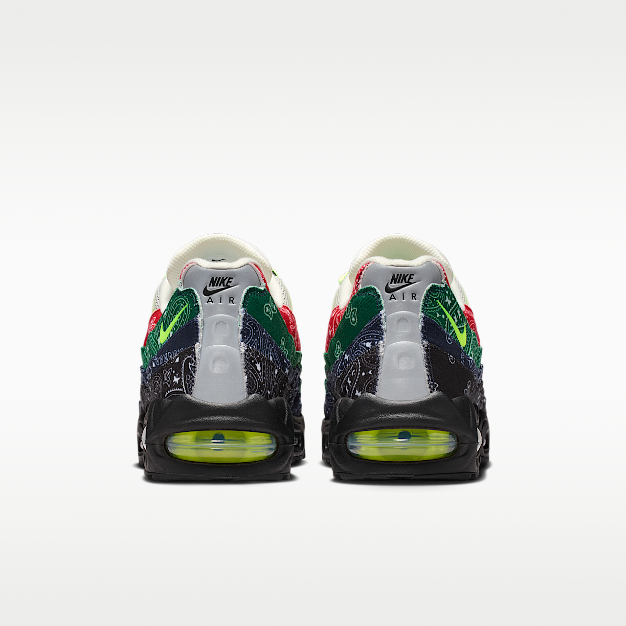 Nike Air Max sneaker Sail/University Red/Sport Green/Volt
