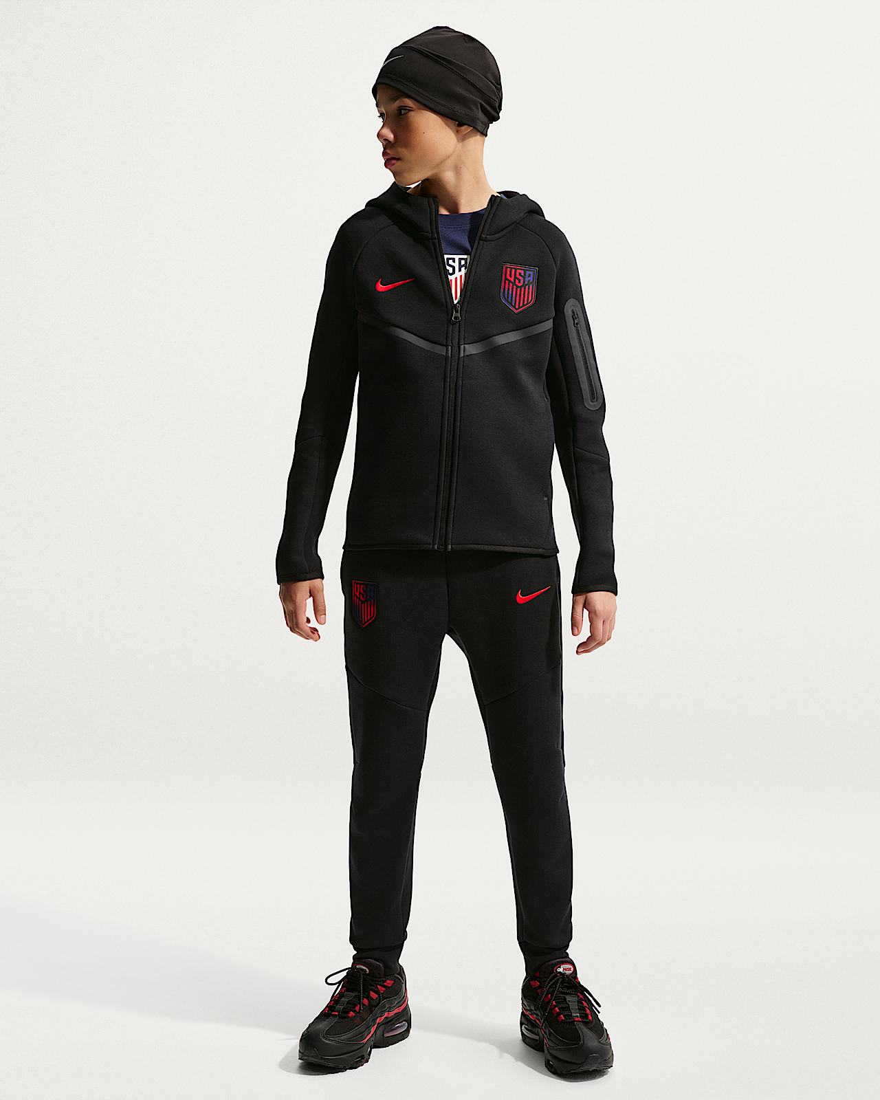 Детские  USMNT Tech Fleece Big Kids' (Boys') Nike Soccer Pants