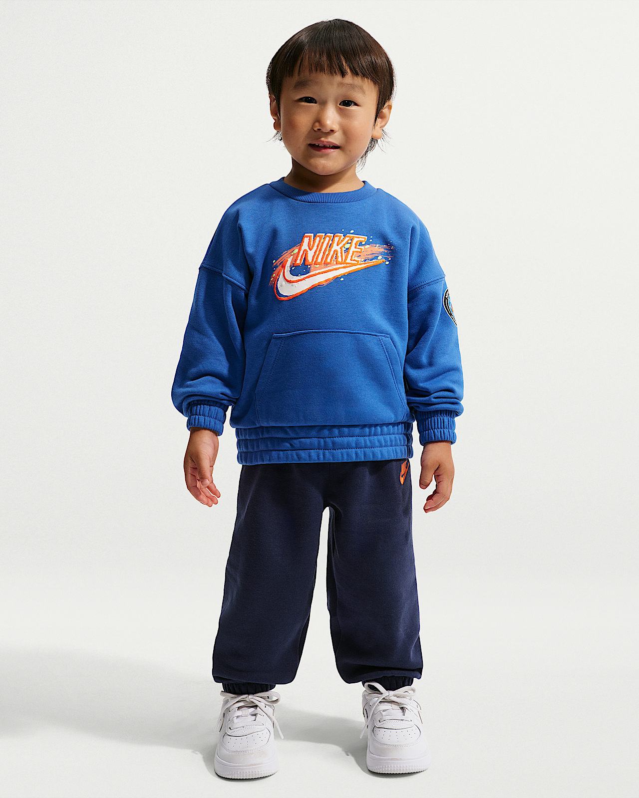 Детские  Nike Sportswear Toddler Snow Motion Fleece Crew 2-Piece Set