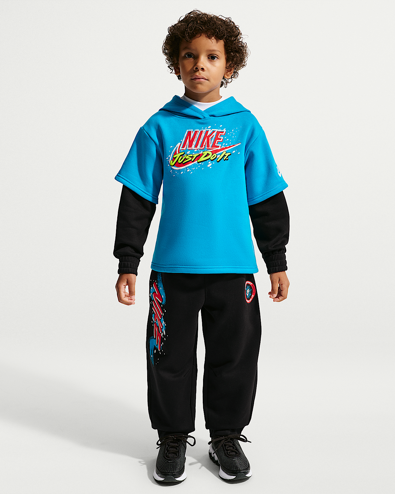 Детские  Nike Sportswear Little Kids' Snow Motion Twofer Fleece 2-Piece Set