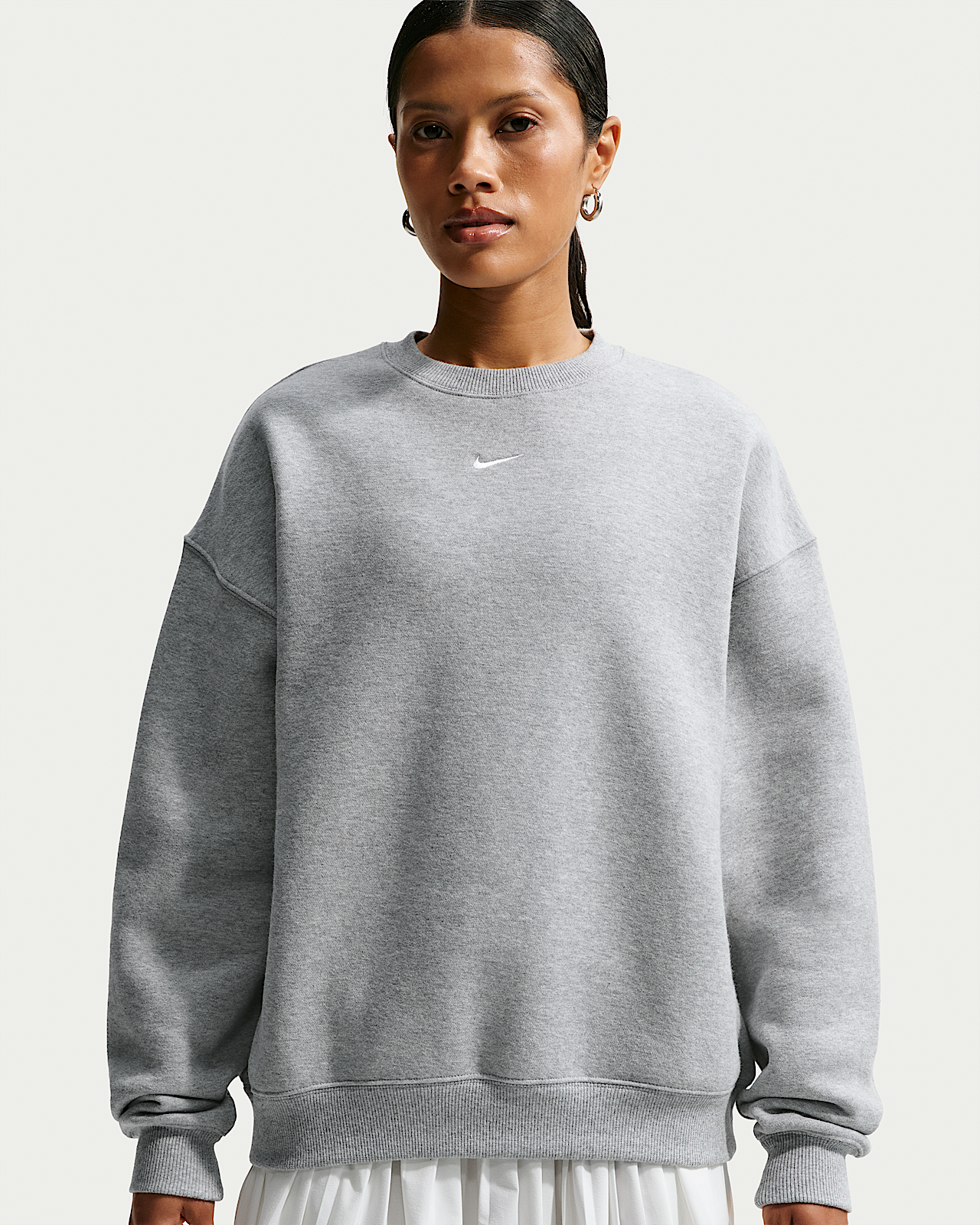 Женский свитшот Nike Studio Fleece Medium Weight Oversized Crew-Neck