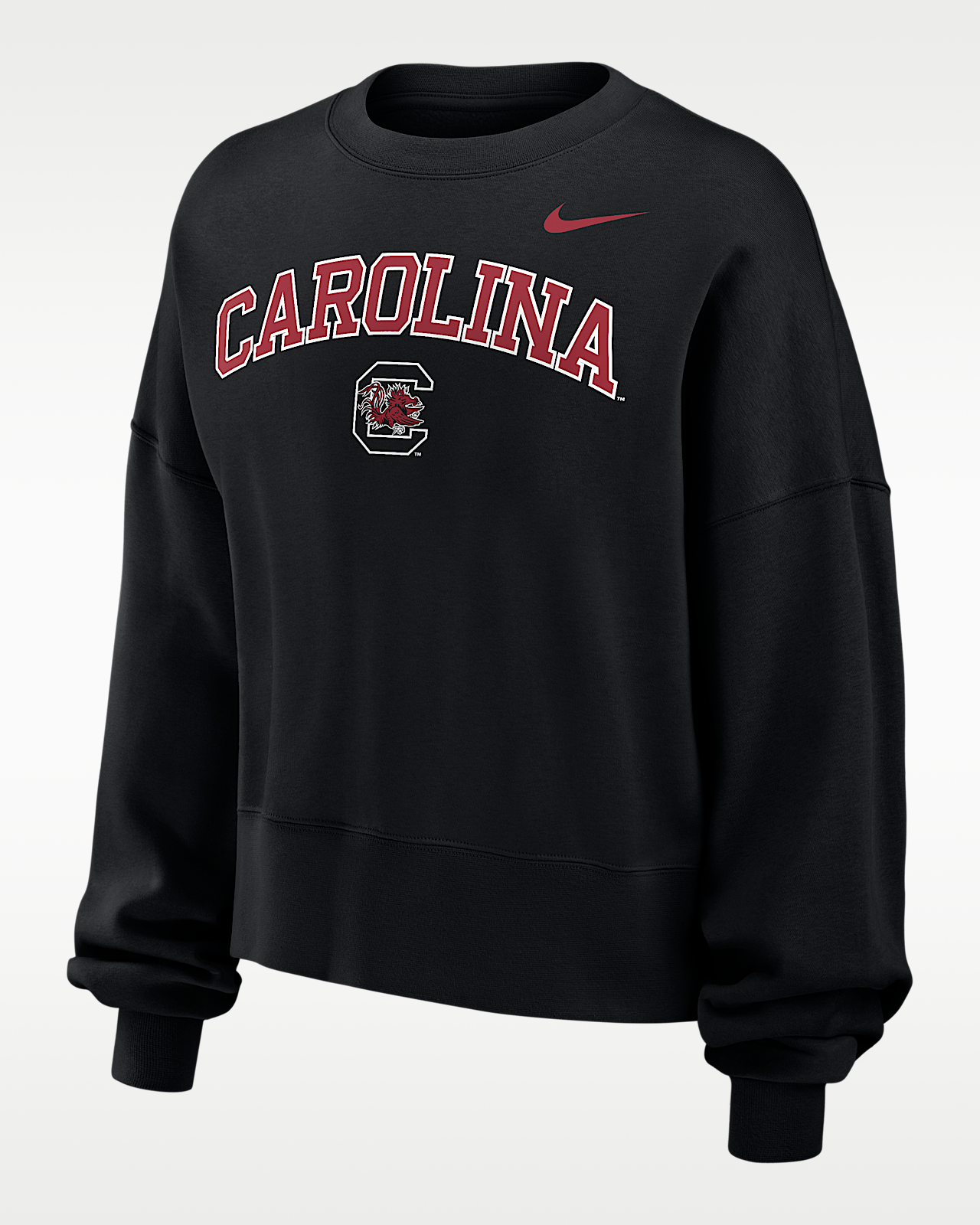 Женский свитшот Nike Phoenix Fleece (South Carolina Gamecocks) Oversized Crew-Neck