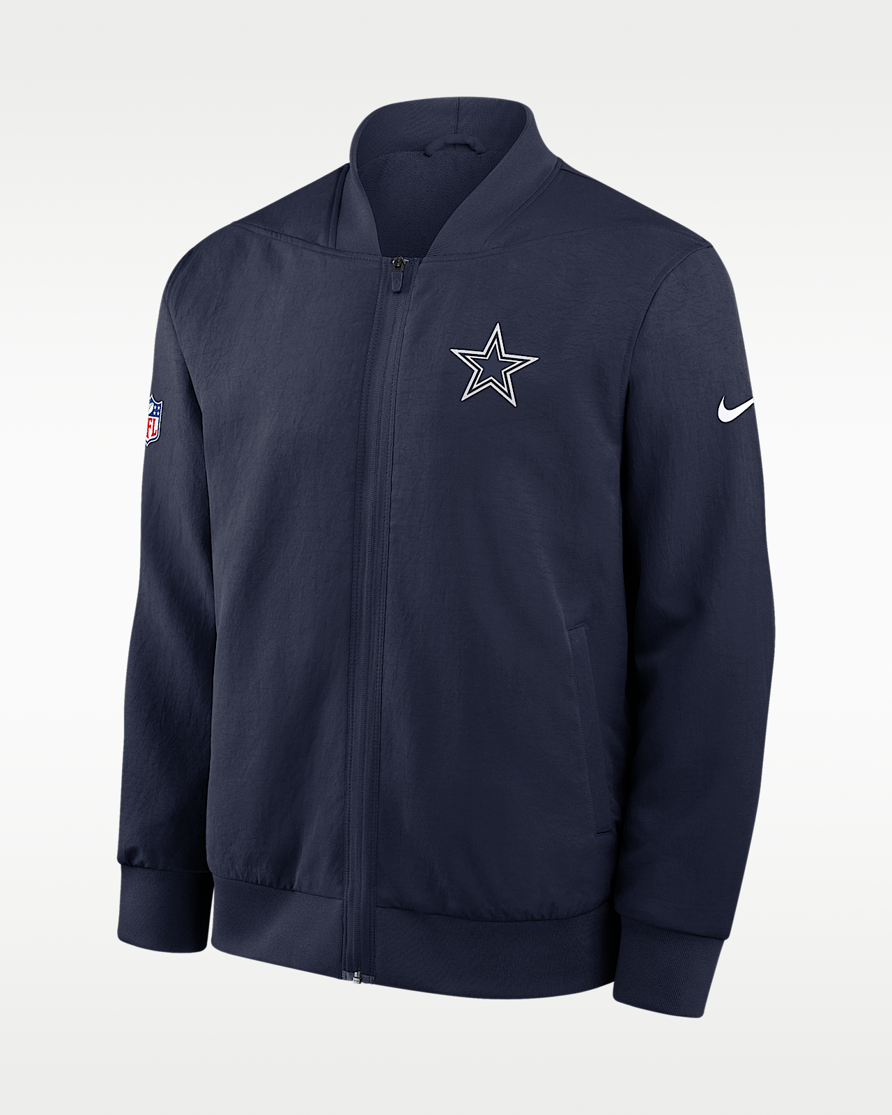 Мужская куртка Dallas Cowboys Sideline Nike NFL Full-Zip Bomber