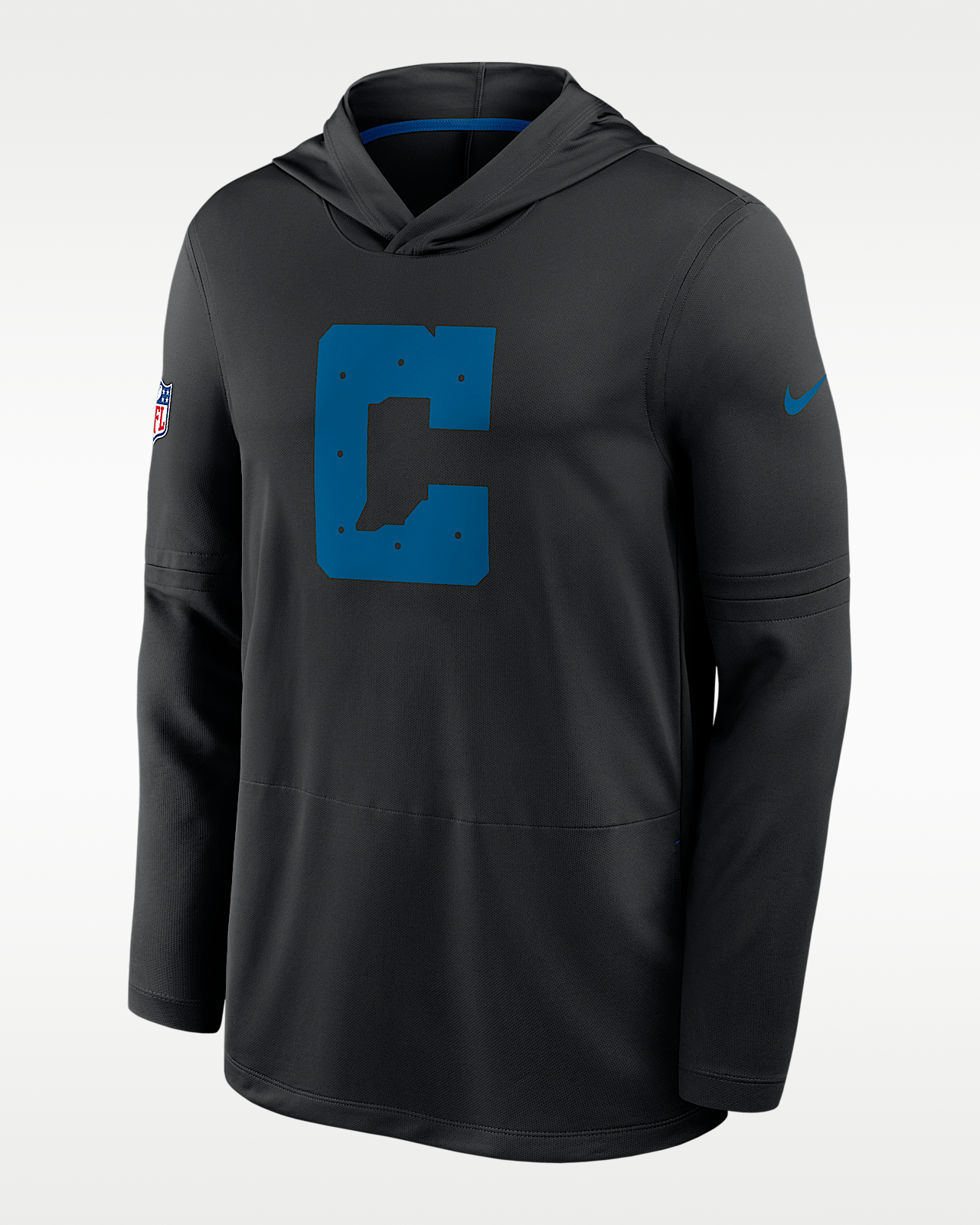 Мужские  Indianapolis Colts Alt Nike Dri-FIT NFL Long-Sleeve Hooded Top