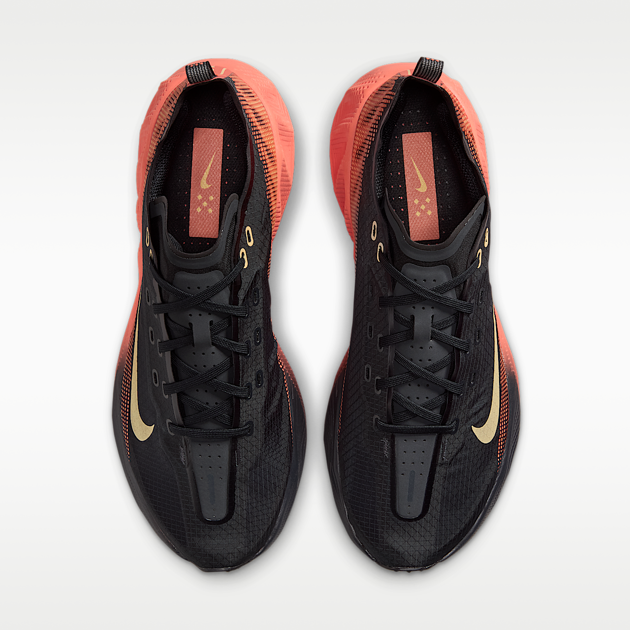 Nike  sneaker Off Noir/Zwart/Turf Orange/Tangerine Tint